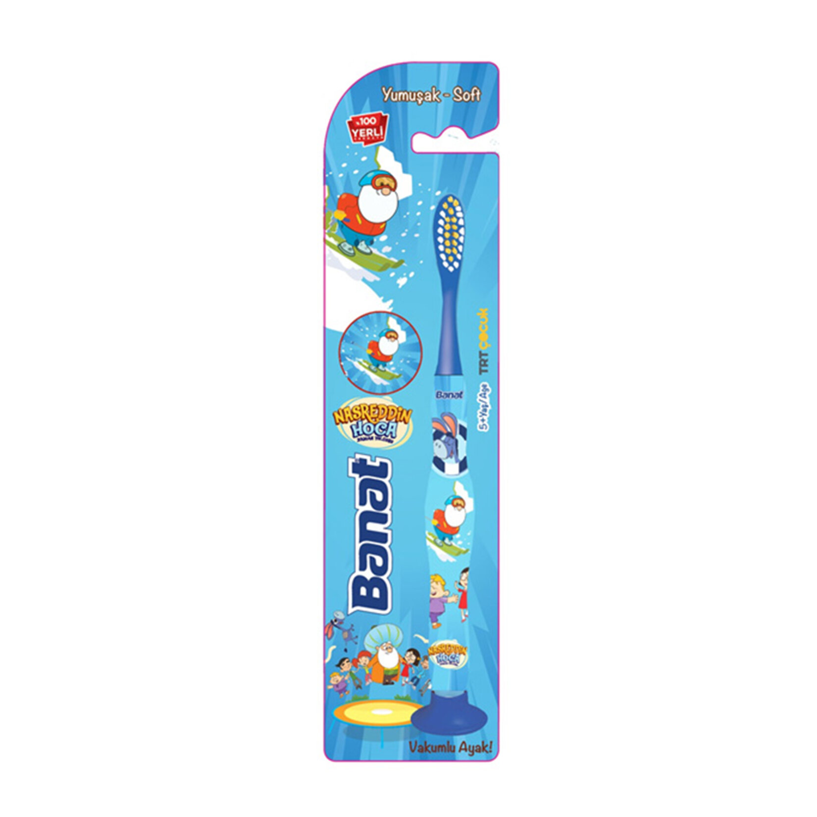 Banat Nasreddin Hoca Lisanslı Çocuk Diş Fırçası - Görsel 1