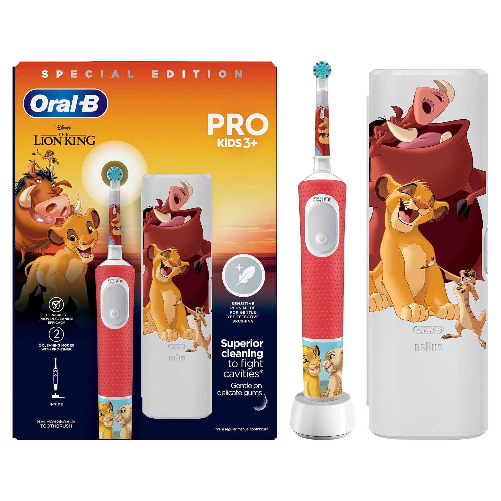 Oral-B Pro Kids The Lion King Şarjlı Diş Fırçası - Görsel 3