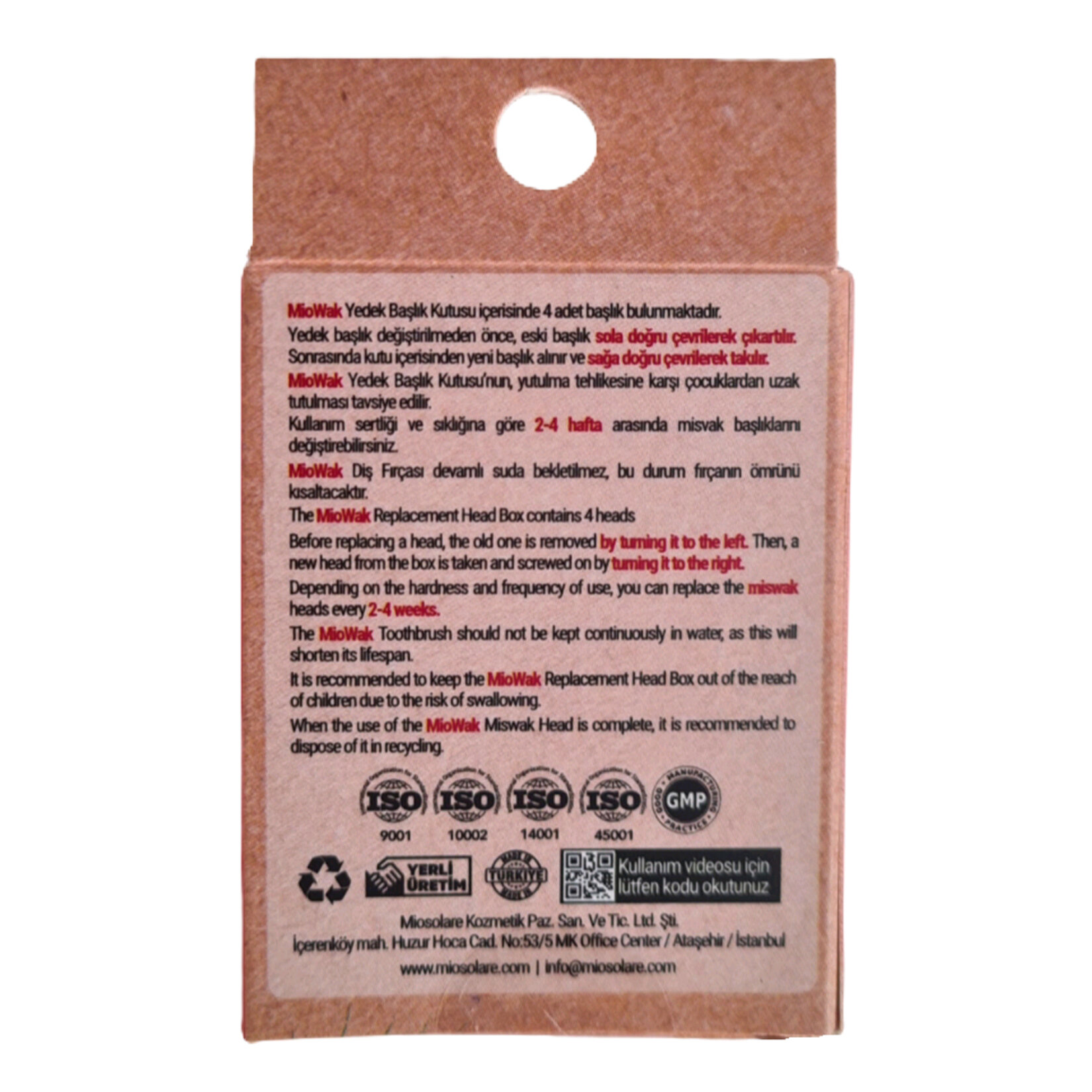 Miowak 4'lü Misvak Yedek Başlık - Görsel 2