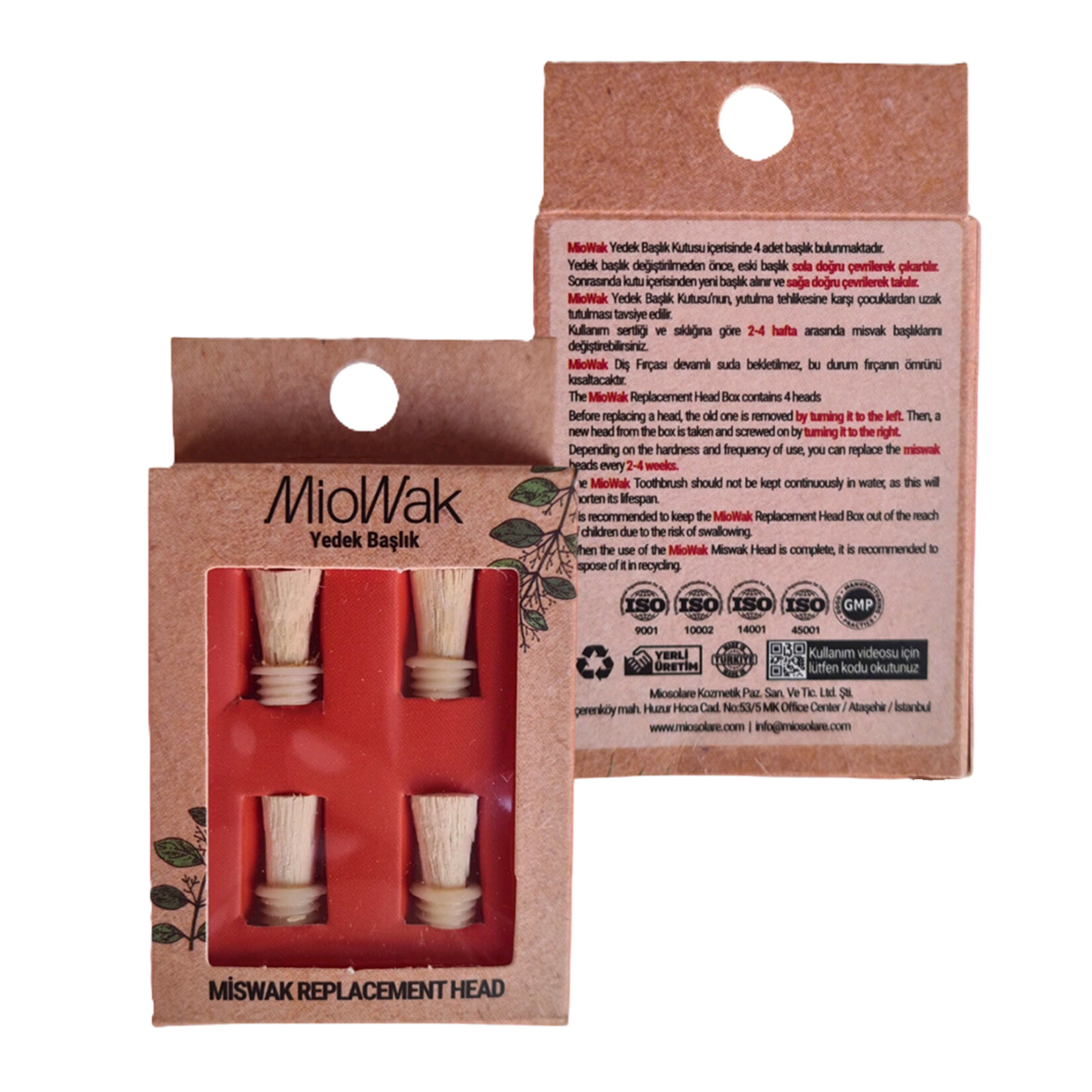 Miowak 4'lü Misvak Yedek Başlık - Görsel 3