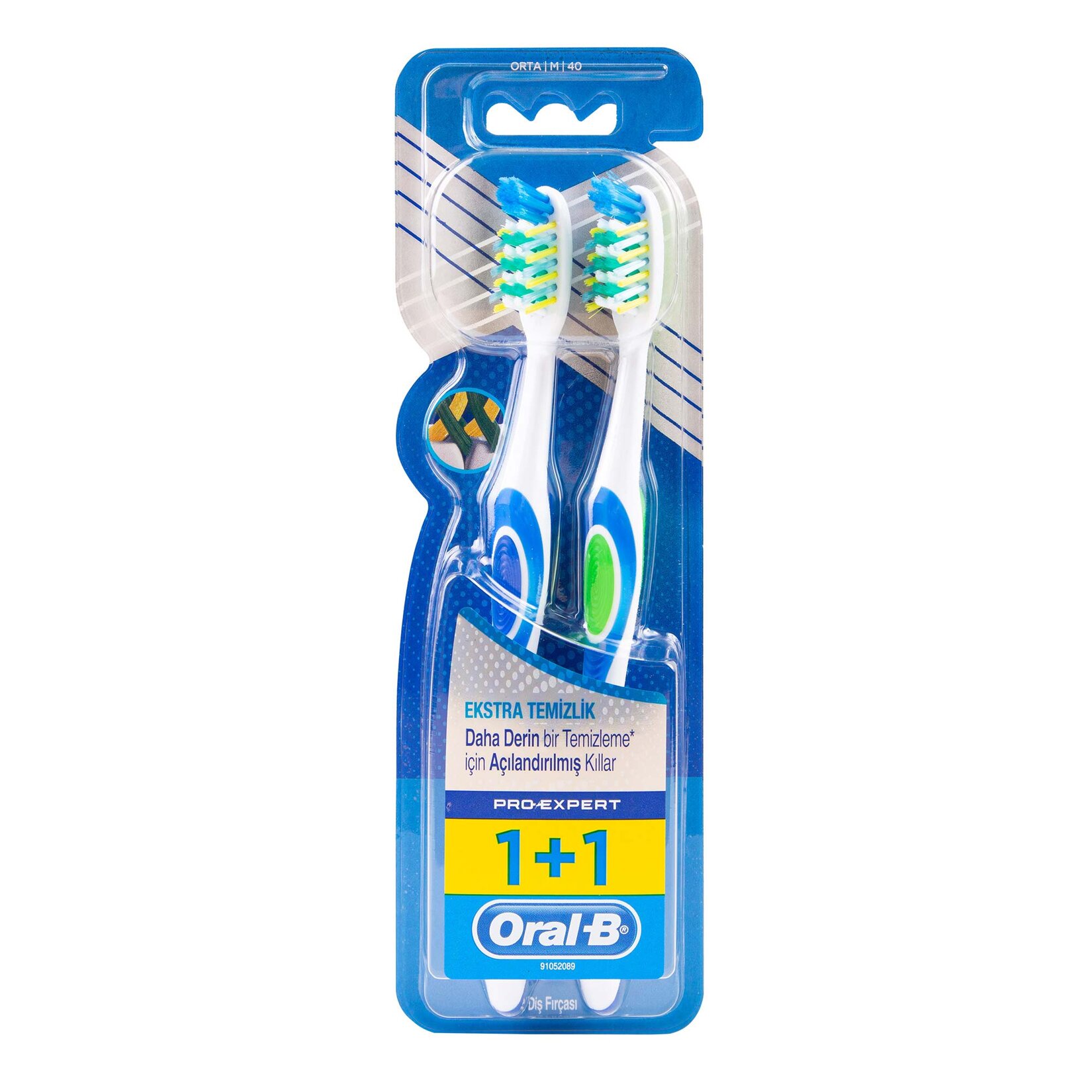 Oral-B Diş Fırç.Proexpert Extra Clean 40 Med 1+1 - Görsel 4