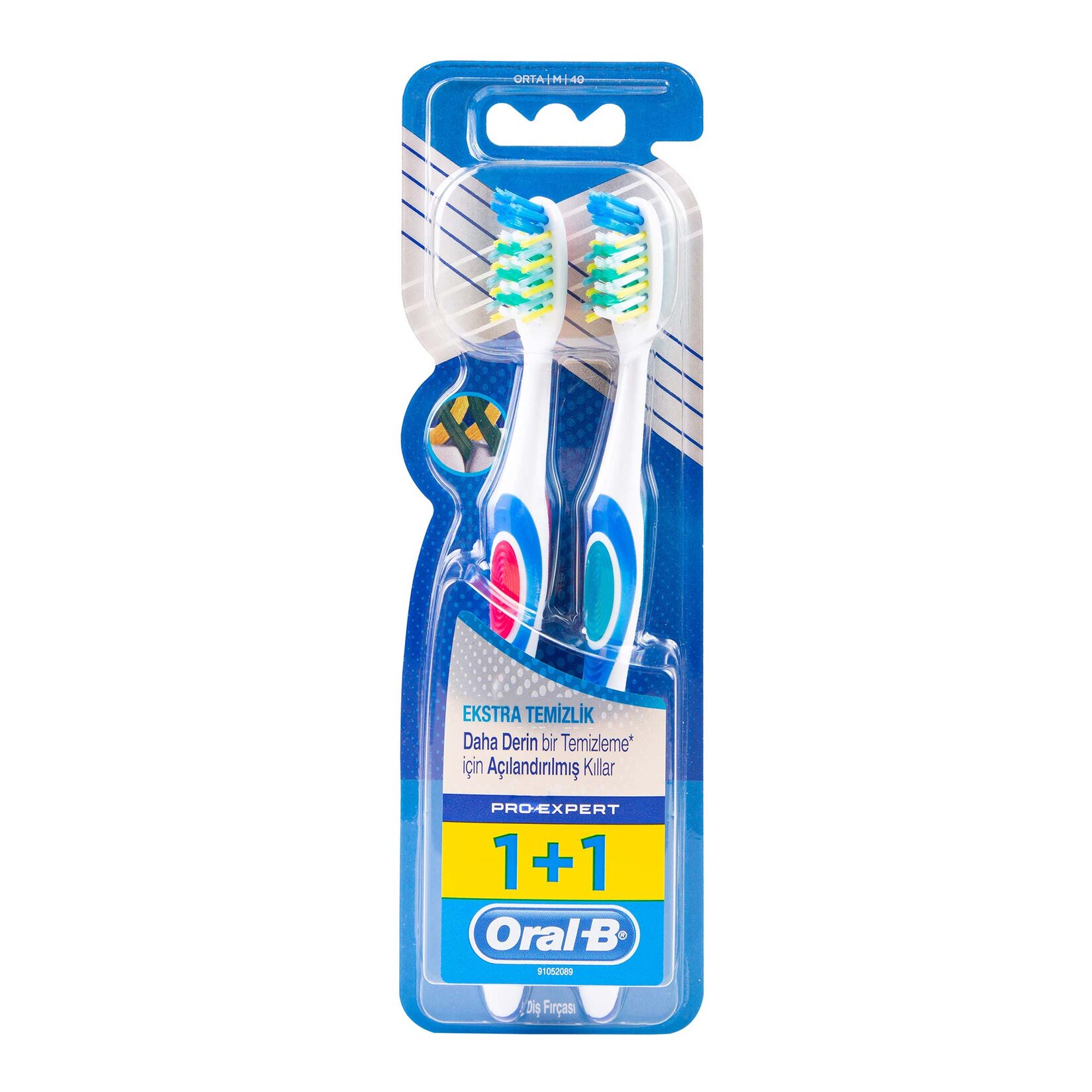 Oral-B Diş Fırç.Proexpert Extra Clean 40 Med 1+1 - Görsel 2