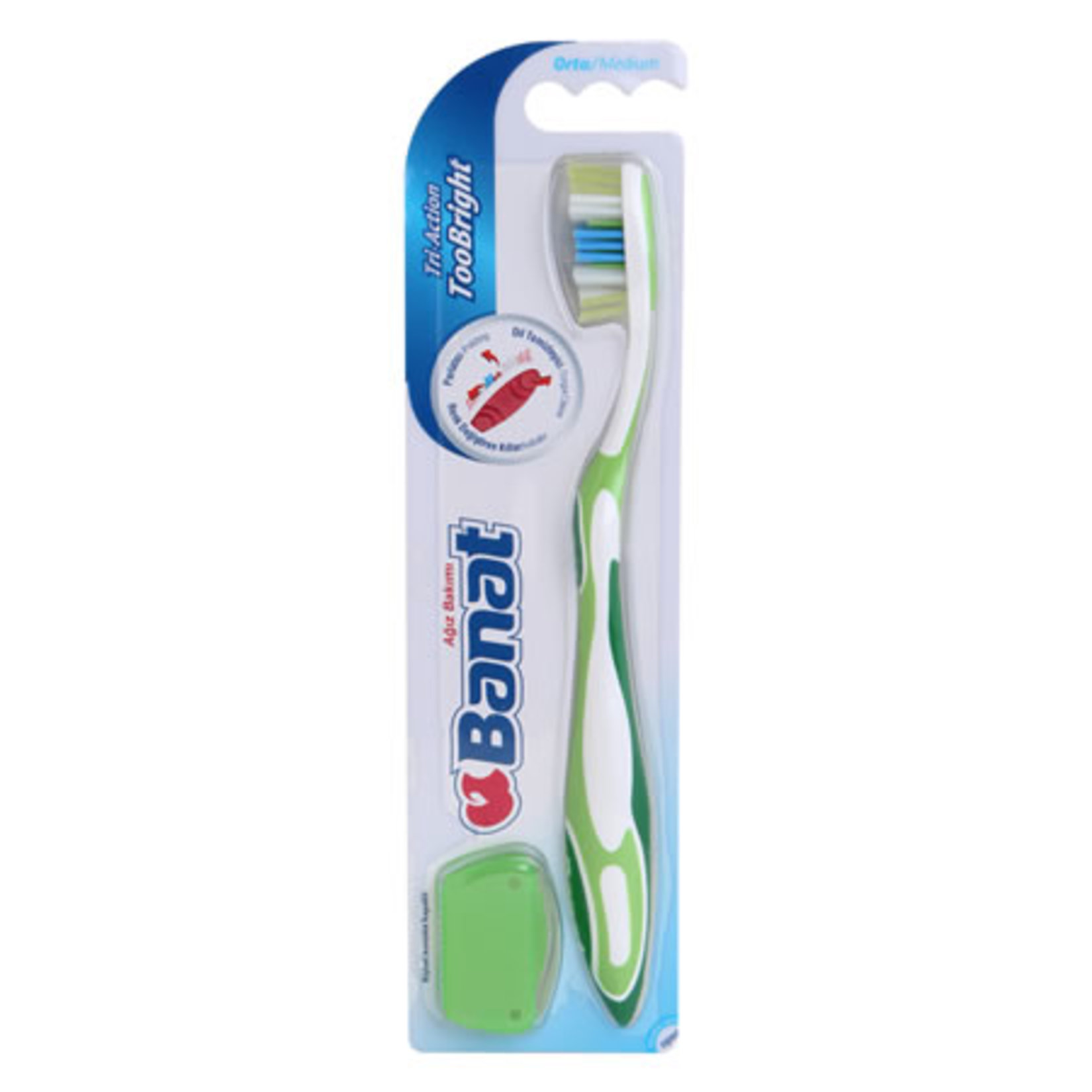 Banat Trı-Actıon Toobrıght Parlatıcı Dıs Fırcası