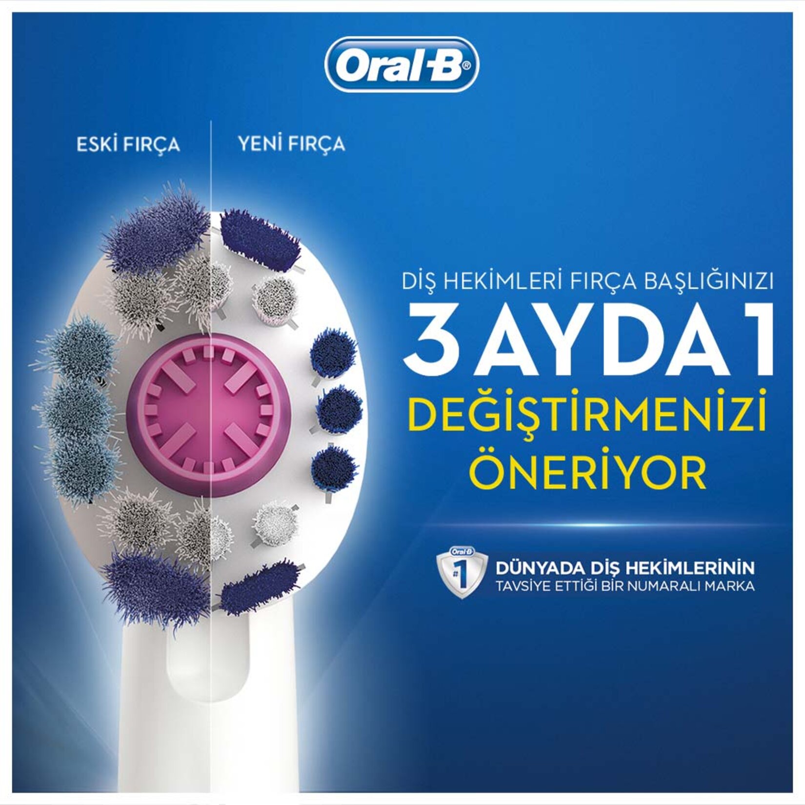 Oral-B Sarjlı Dıs Fırcası Yedegı 3D Whıte 4L - Görsel 3