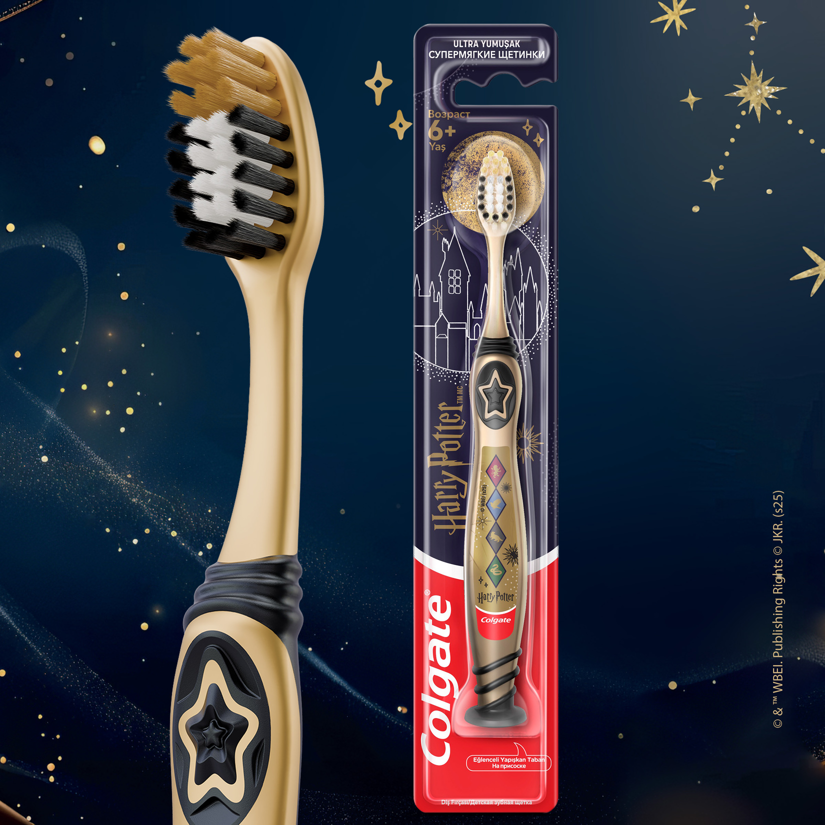 Colgate Harry Potter 6+ Yaş Çocuk Diş Fırçası - Görsel 3