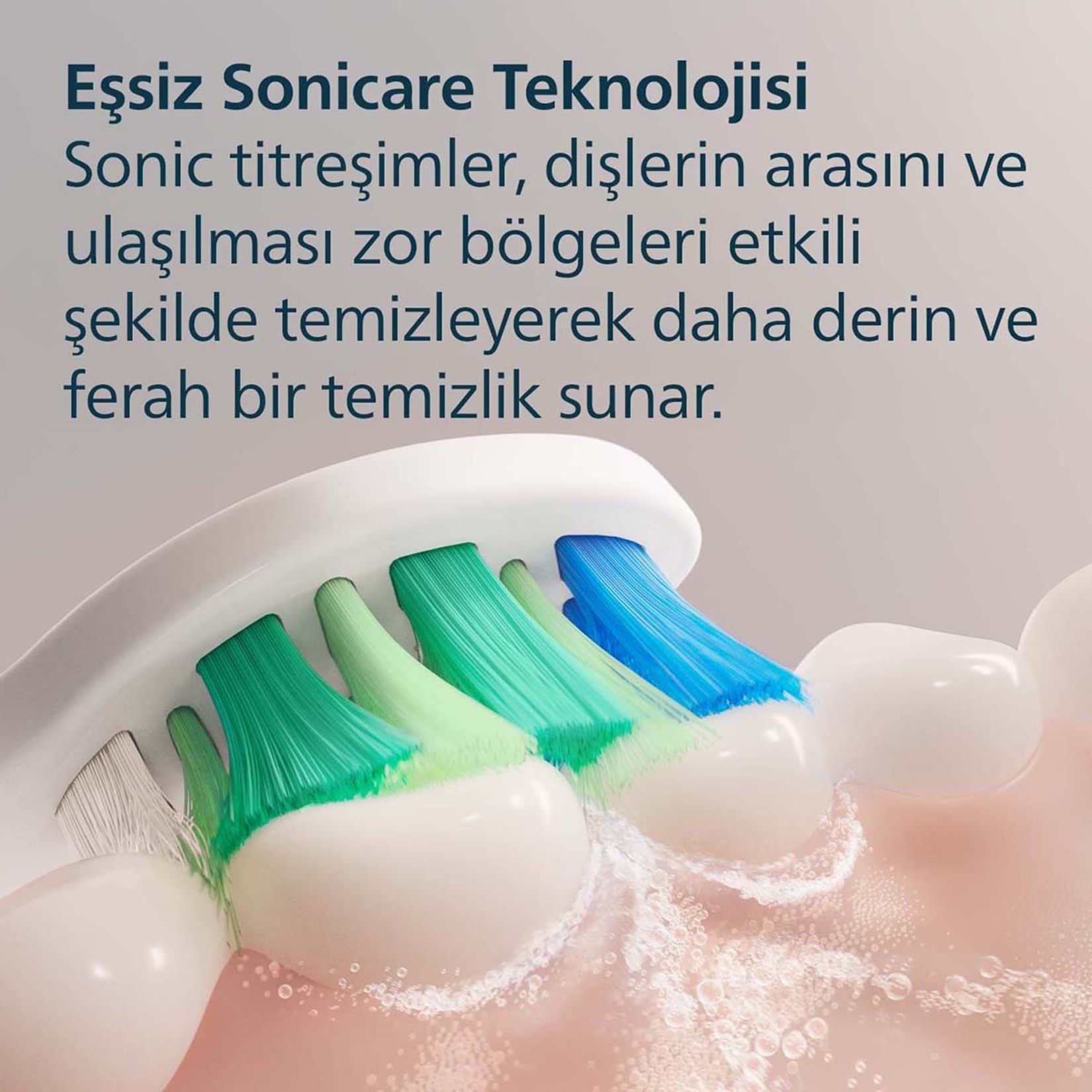 Philips Sonicare 2'li Yedek Başlık Beyaz HX9002/87 - Görsel 3