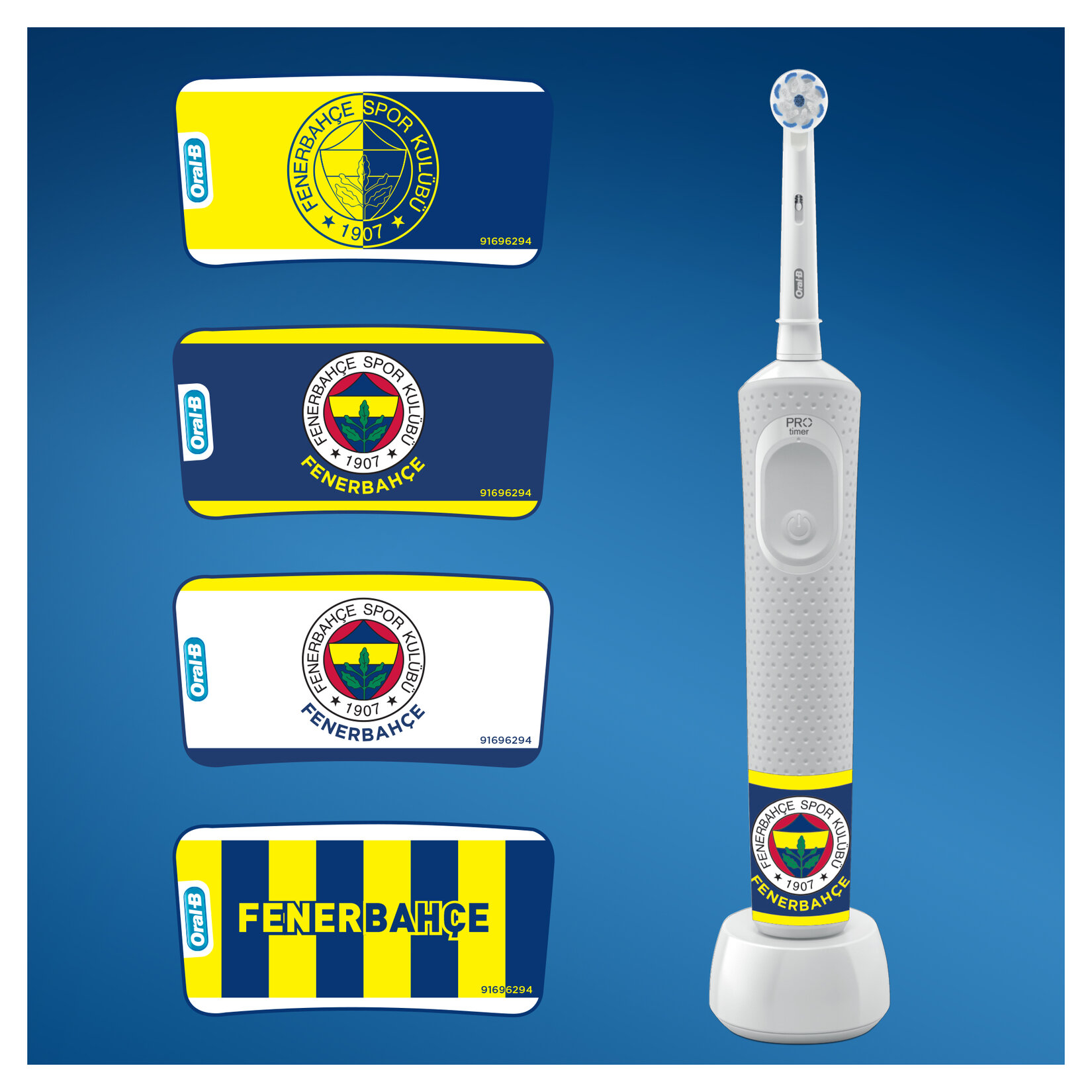 Oral-B D100 Fenerbahçe Şarj Edilebilir Diş Fırçası - Görsel 4