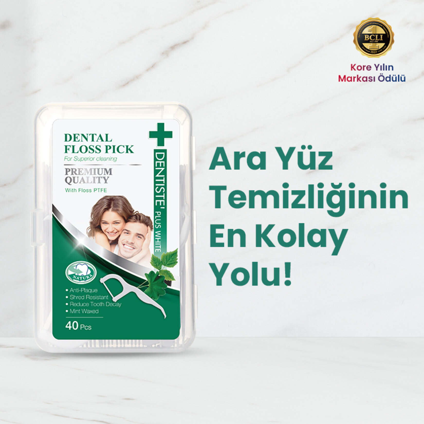 Dentiste Kürdanlı Diş İpi 40 Adet - Görsel 2