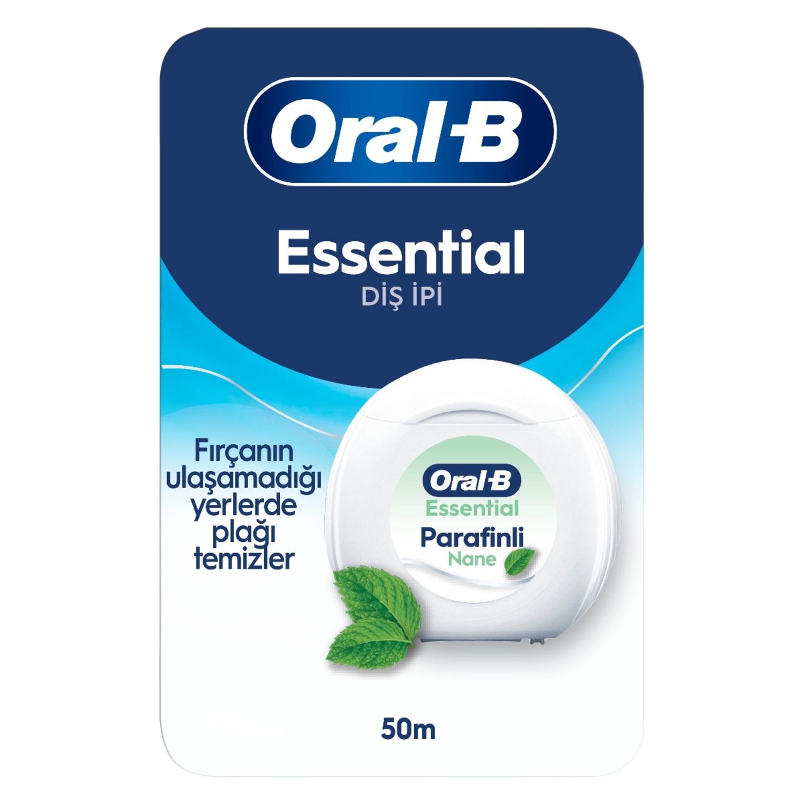 Oral-B Essential Diş İpi Nane Aroması 50 M - Görsel 1