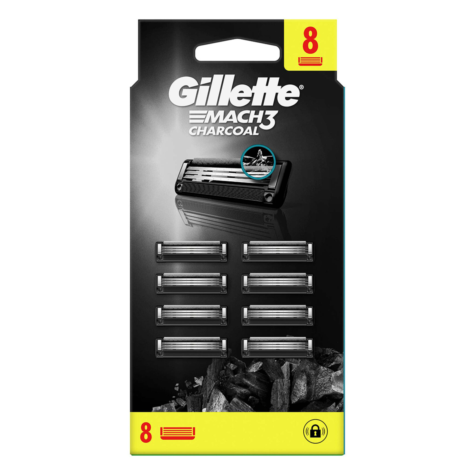 Gillette Mach3 Kömür Yedek Tıraş Bıçağı 8'li - Görsel 2