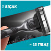 Gillette Mach3 Charcoal Kömür Etkili Makine + 5 Yedek Tıraş Bıçağı - Görsel 5