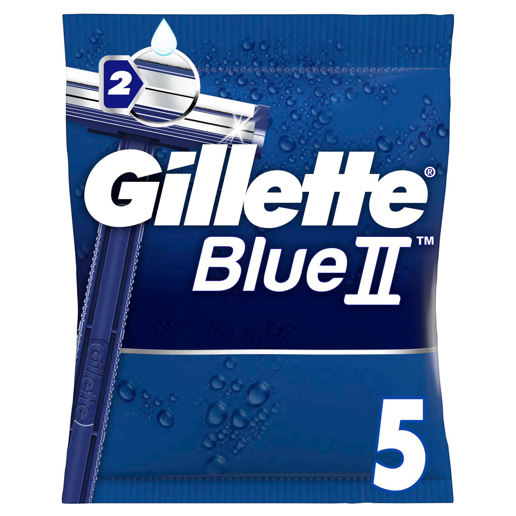 Gillette Blue2 5'li Poşet Tıraş Bıçağı - Görsel 1