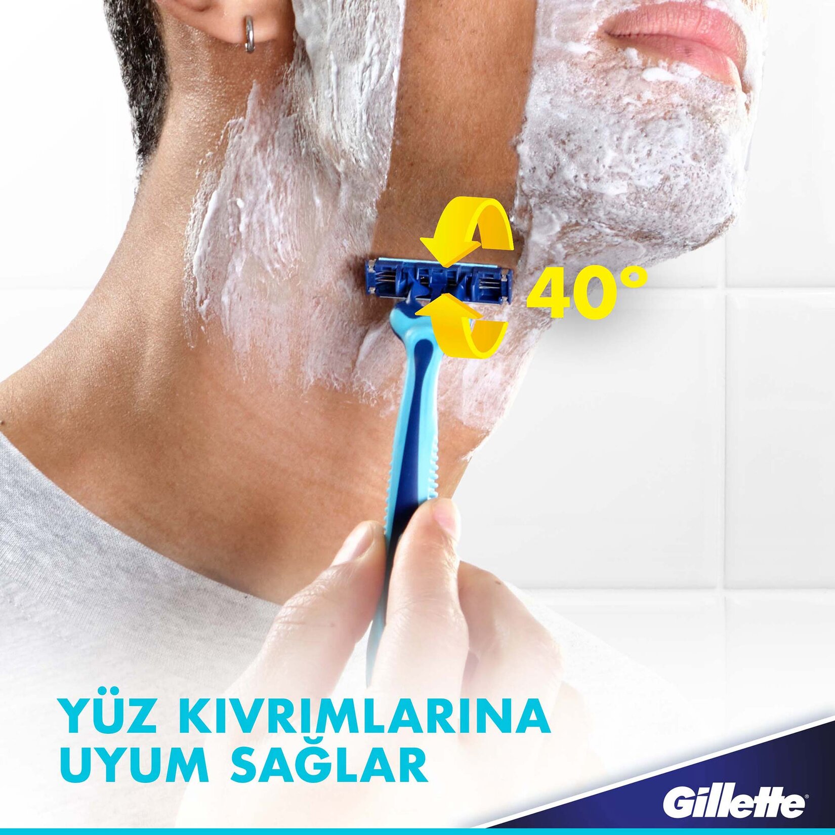 Gillette Blue3 Plus Cool Tıraş Bıçağı 6'lı - Görsel 5