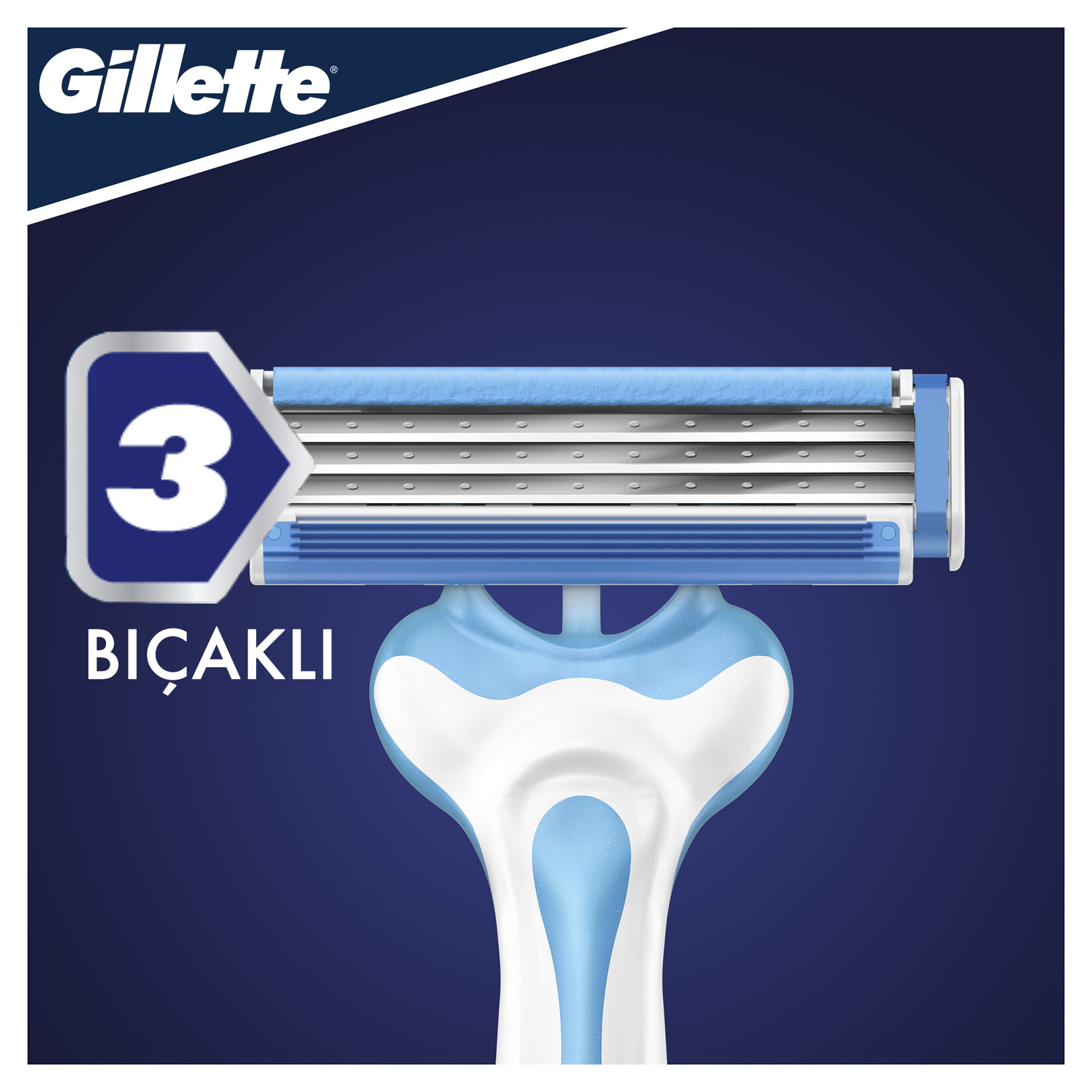 Gillette Blue3 Cool Tıraş Bıçağı 6+2 - Görsel 3