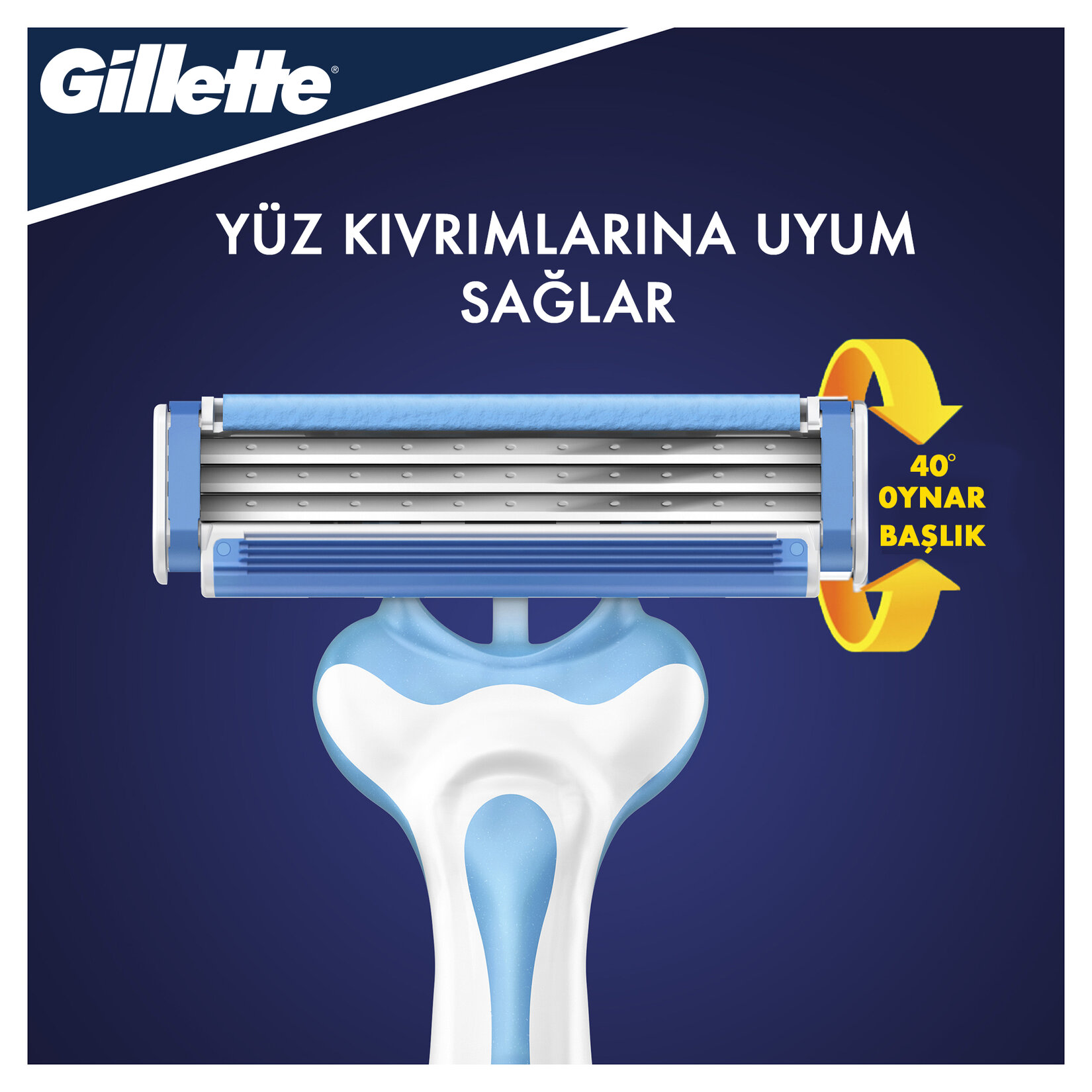 Gillette Blue3 Cool Tıraş Bıçağı 6+2 - Görsel 5