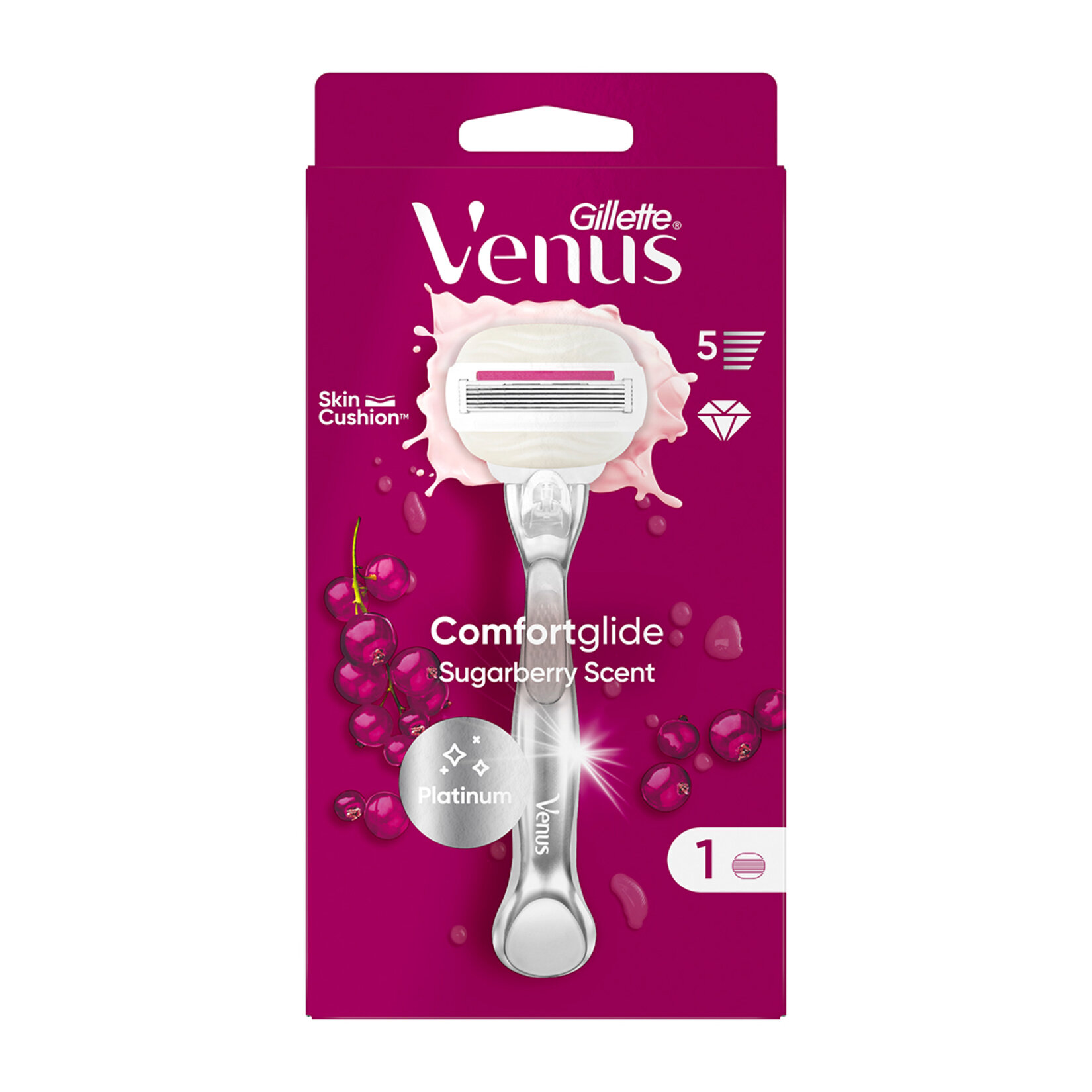 Gillette Venus Sugarberry Tıraş Makinesi + Yedek Başlık