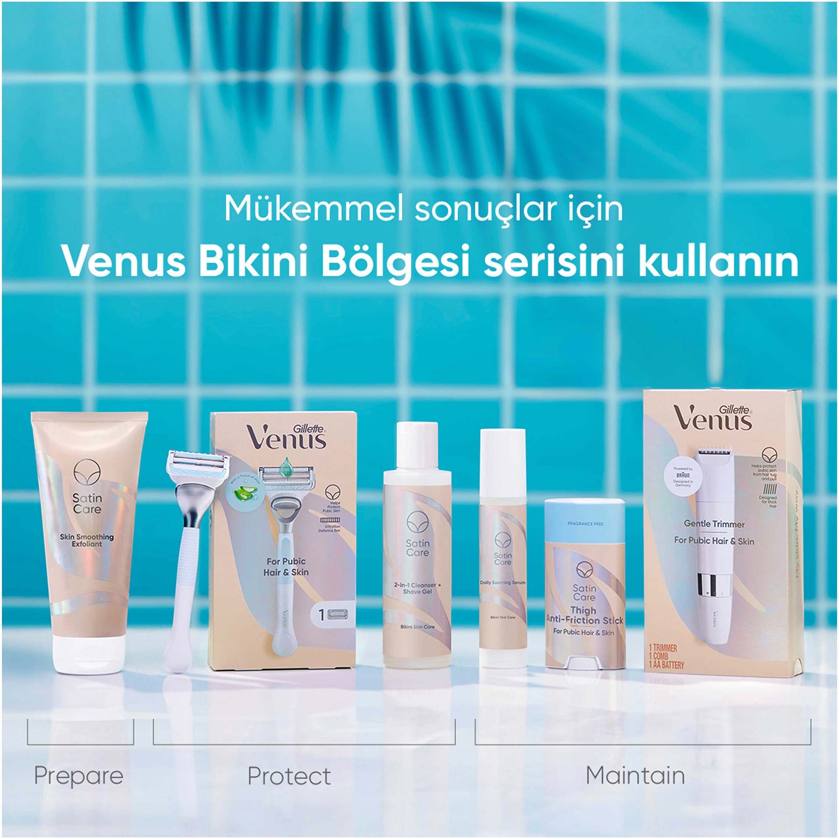 Venus Bikini Bölgesi 3'lü Yedek Bıçak - Görsel 6