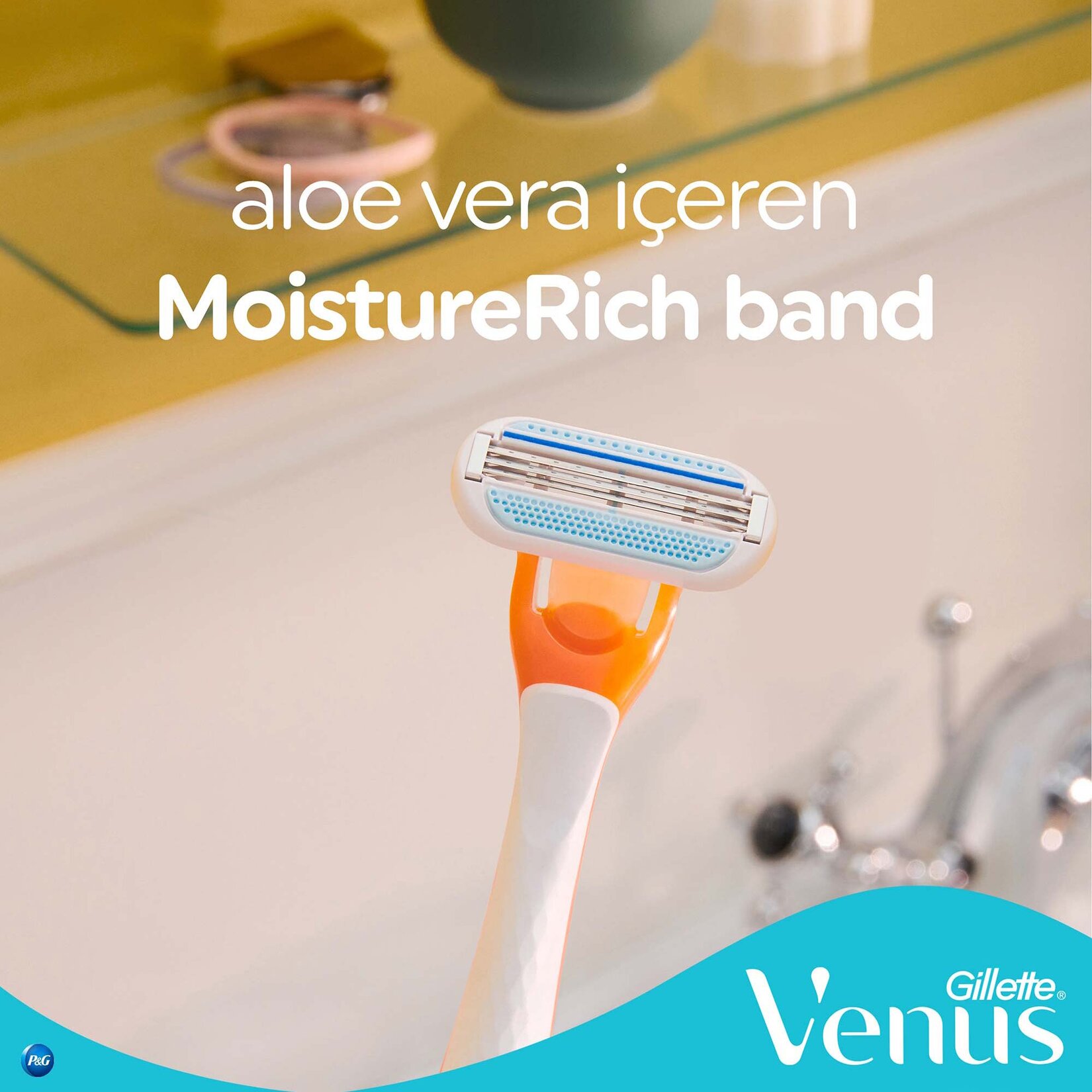 Gillette Venus Tıraş Makinesi Riviera Kadın 2'li - Görsel 4