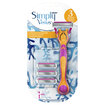 Gillette Simply Venus 3 Tıraş Makinesi + 3 Yedek Tıraş Bıçağı - Görsel 1