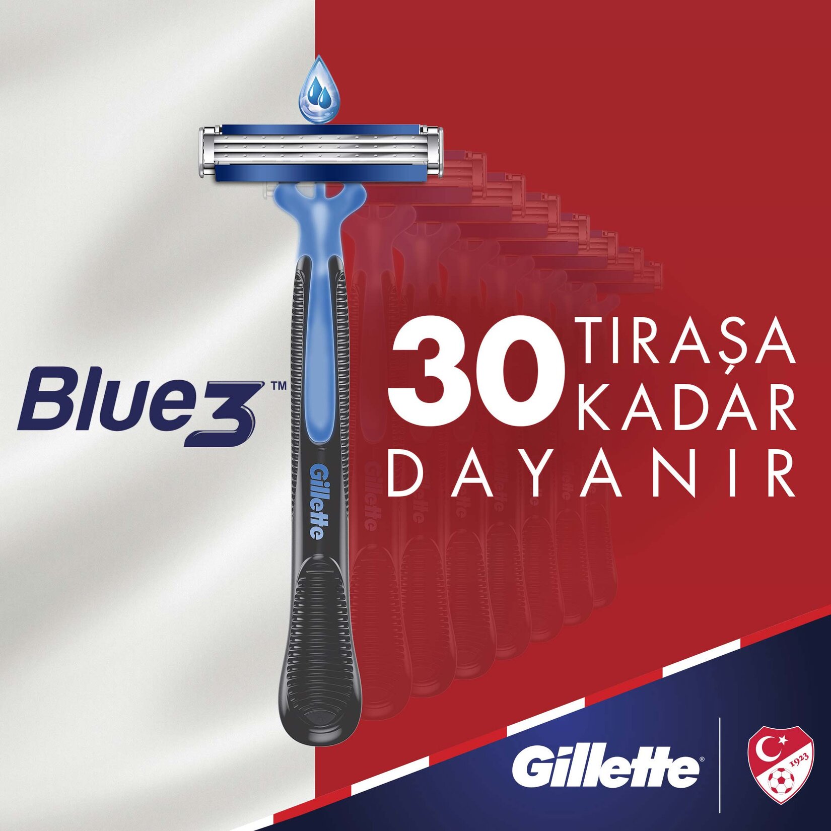 Gillette Blue3 Comfort Slalom Tıraş Bıçağı 3'lü - Görsel 3