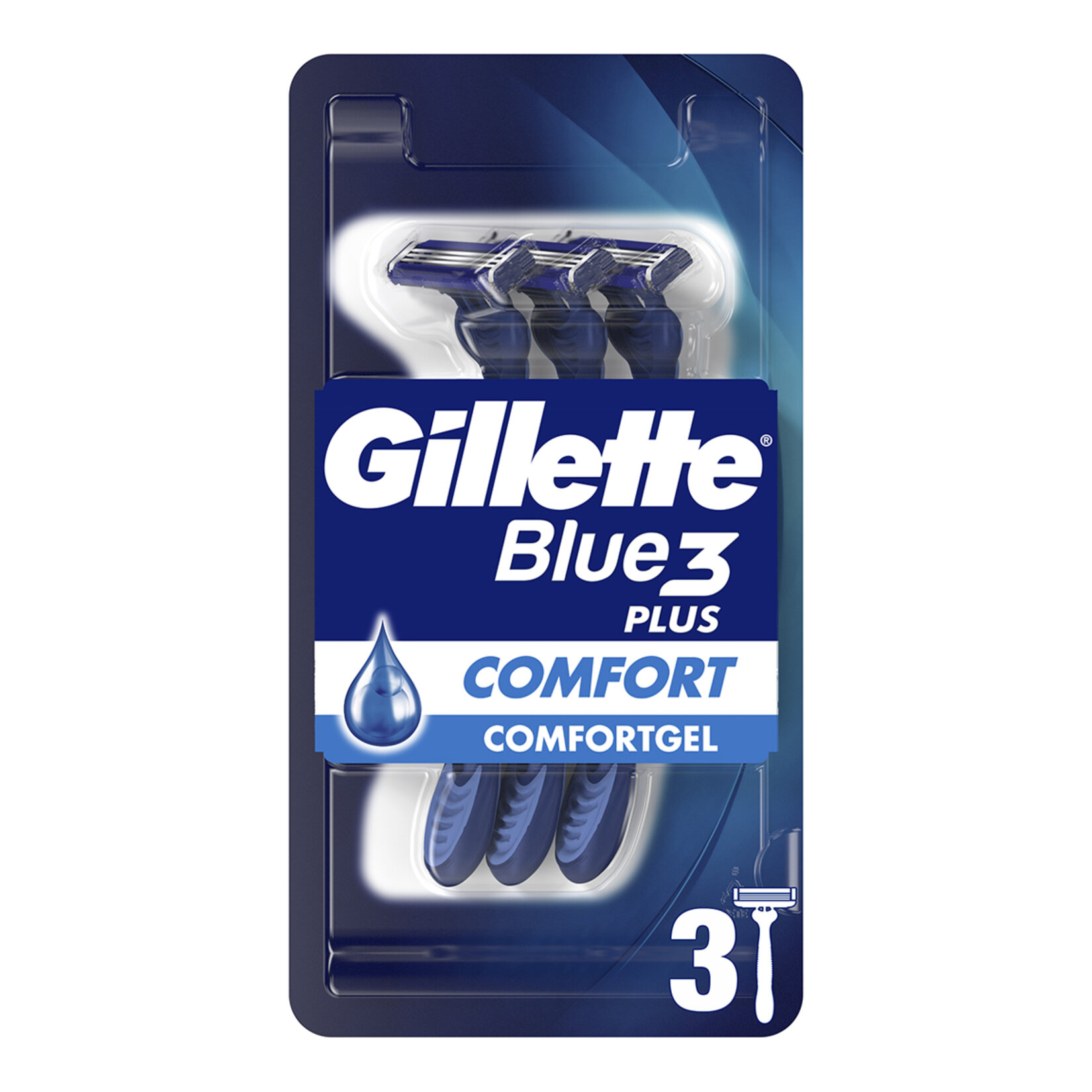 Gillette Blue3 Plus Tıraş Bıçağı 3'lü - Görsel 1