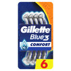 Gillette Blue3 Comfort Kullan At Tıraş Bıçağı 6 Adet - Görsel 1