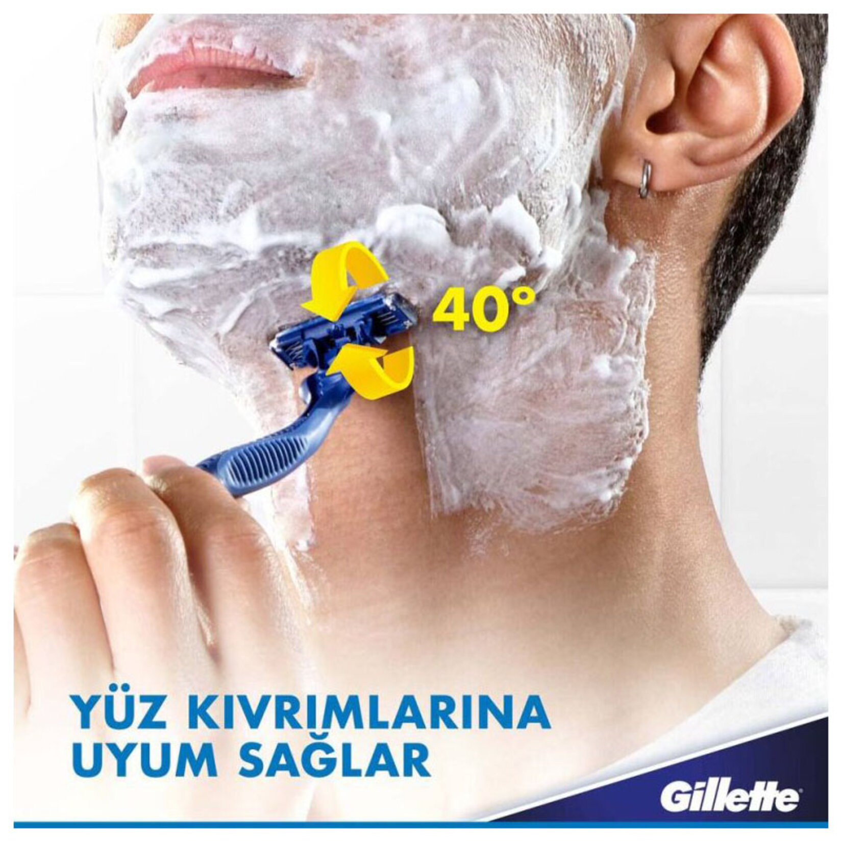 Gillette Blue3 Plus Comfort Kullan At Tıraş Bıçağı 6+2 Adet - Görsel 5
