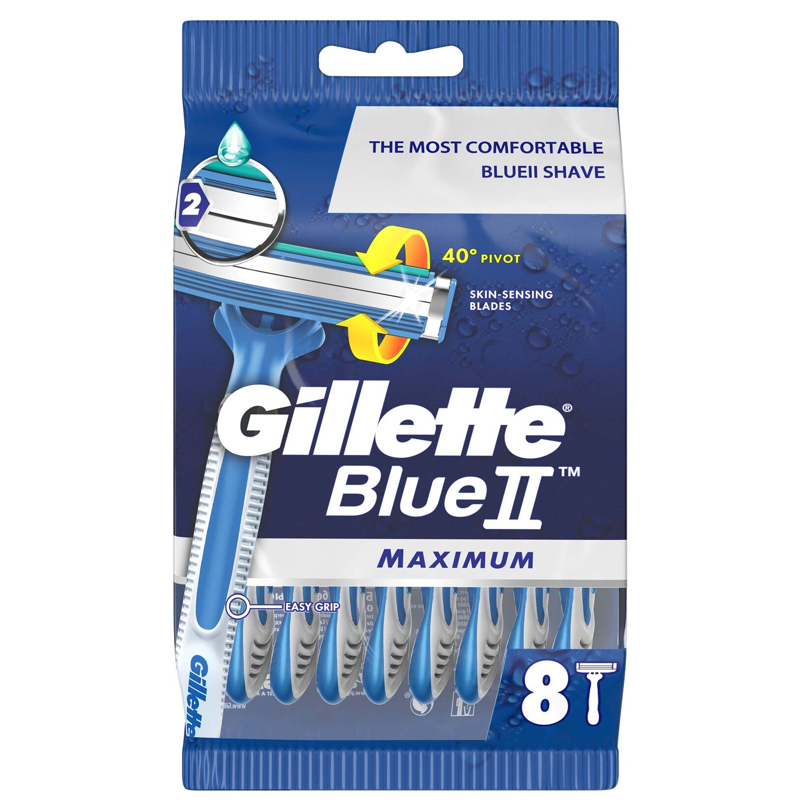 Gillette Blue2 Maximum Kullan At Tıraş Bıçağı 8 Adet - Görsel 1