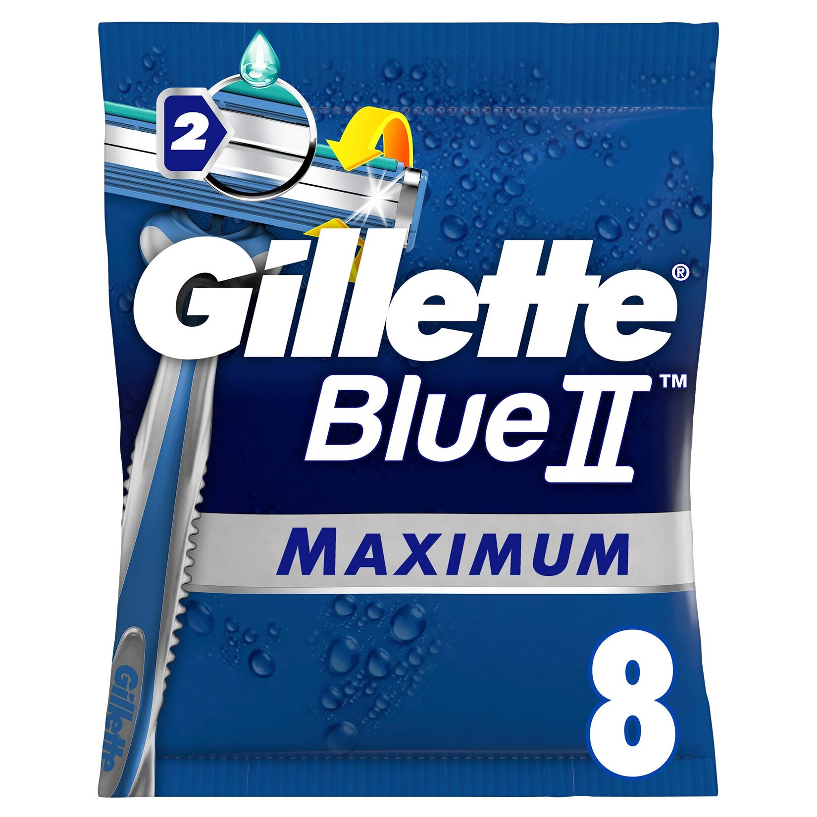 Gillette Blue2 Maximum Kullan At Tıraş Bıçağı 8 Adet - Görsel 2