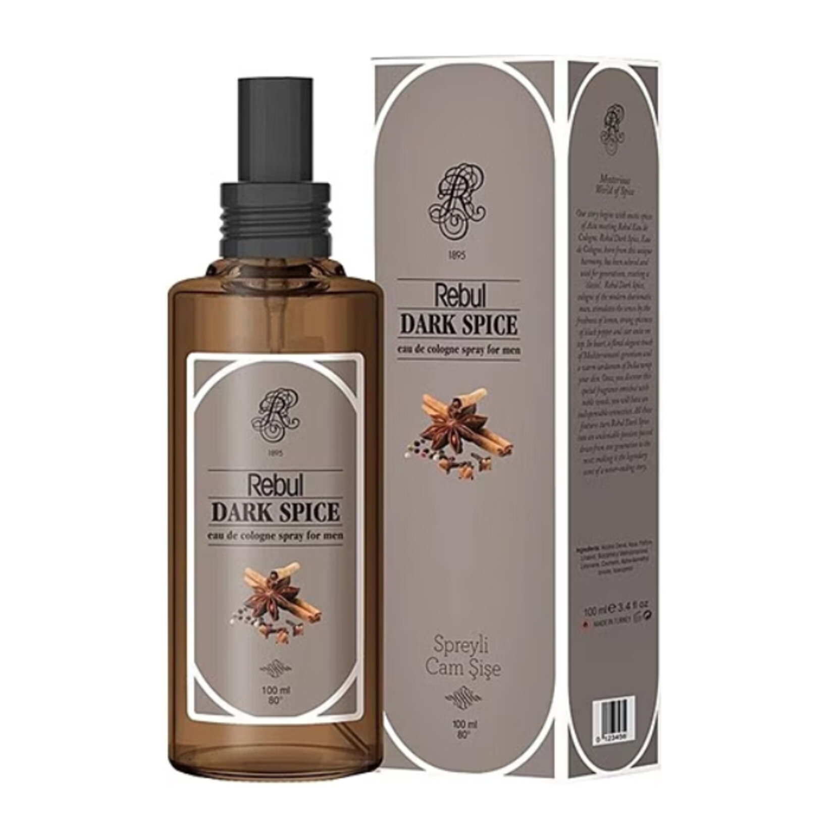 Rebul Dark Spice Kolonya 100 Ml