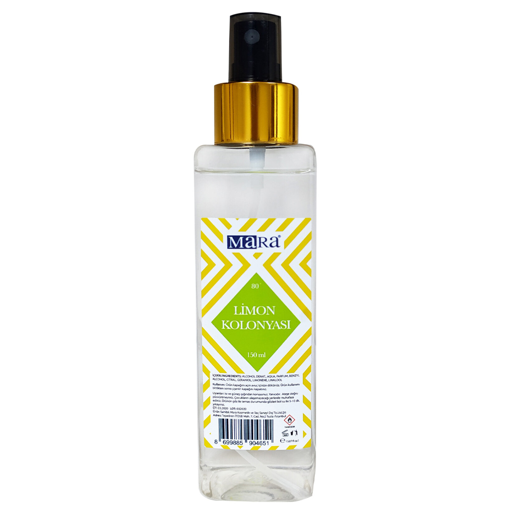 Mara Klasik Limon Kolonyası 150 Ml