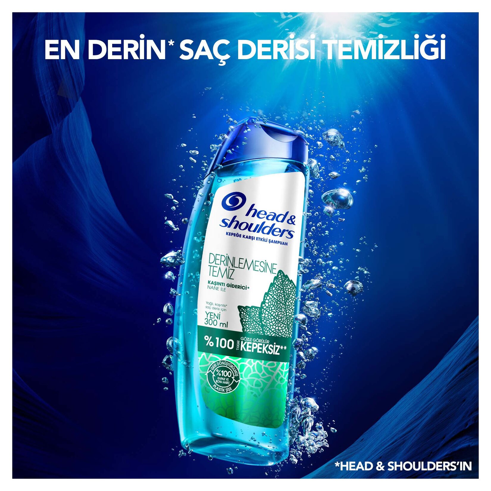 Head & Shoulders Derinlemesine Temiz Şampuan Kaşıntı Giderici 300 Ml - Görsel 3