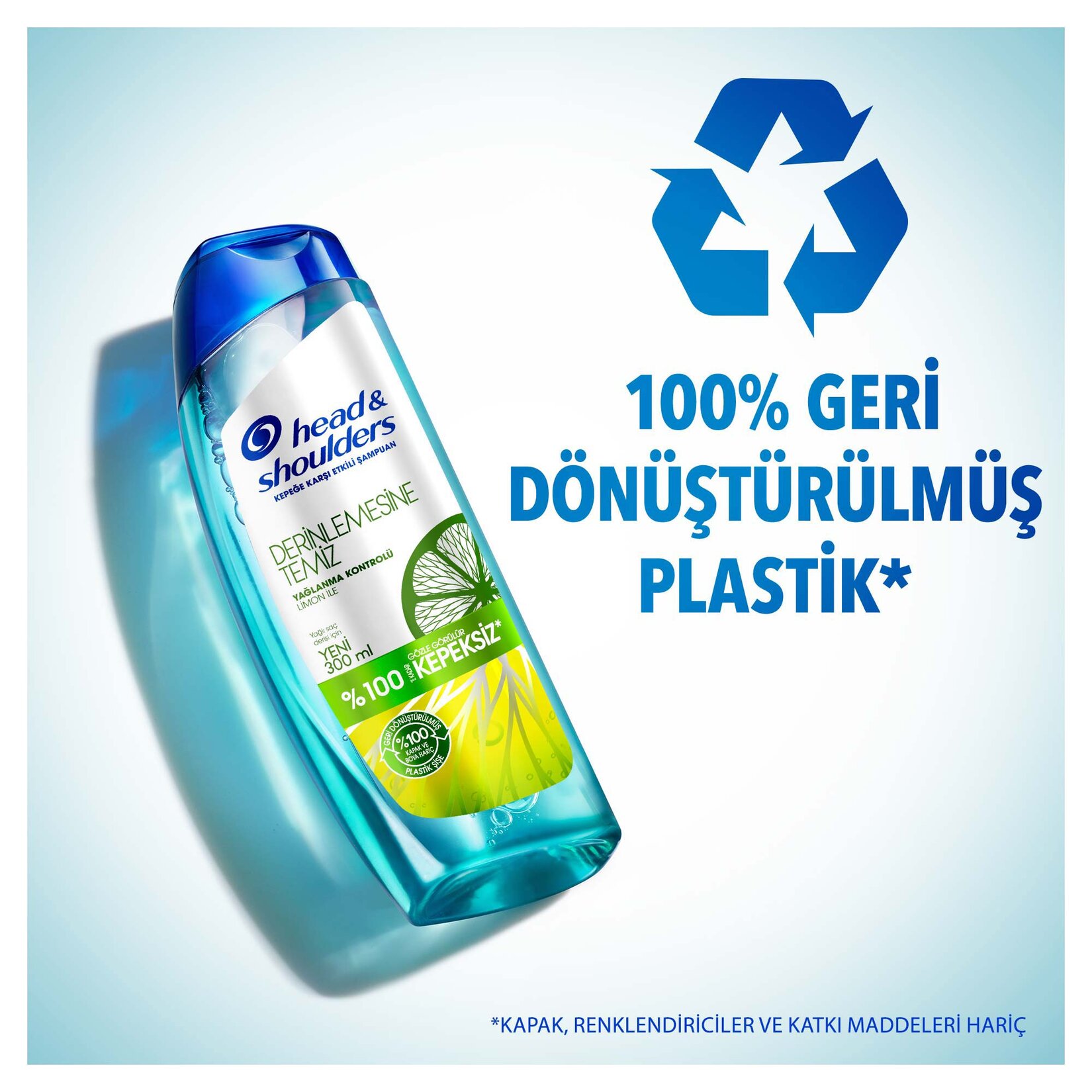 Head & Shoulders Derinlemesine Temiz Şampuan Yağlanma Kontrolü 300 Ml - Görsel 7