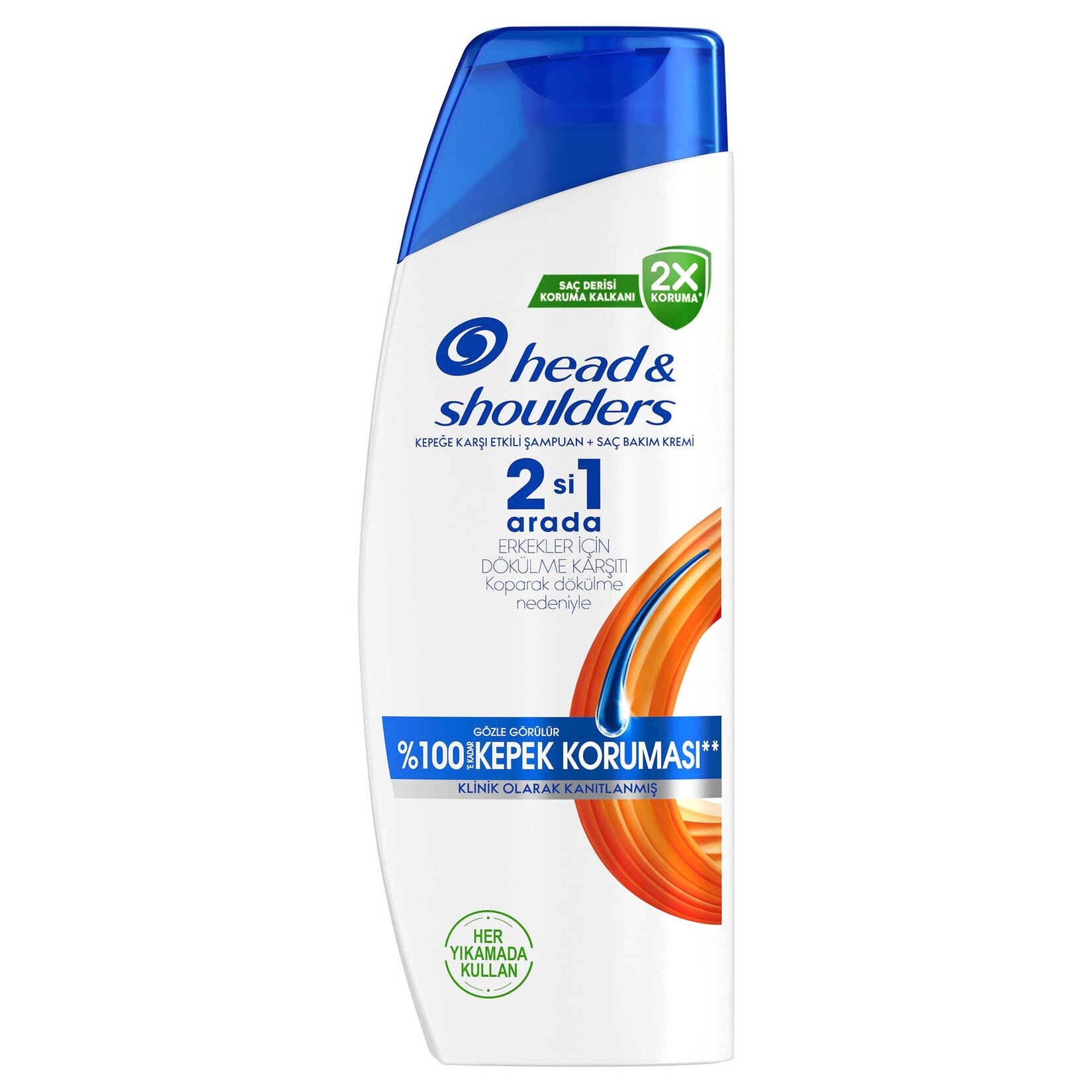 Head & Shoulders Şampuan Erkeklere Özel Saç Dökülme Karşıtı 330 Ml - Görsel 1