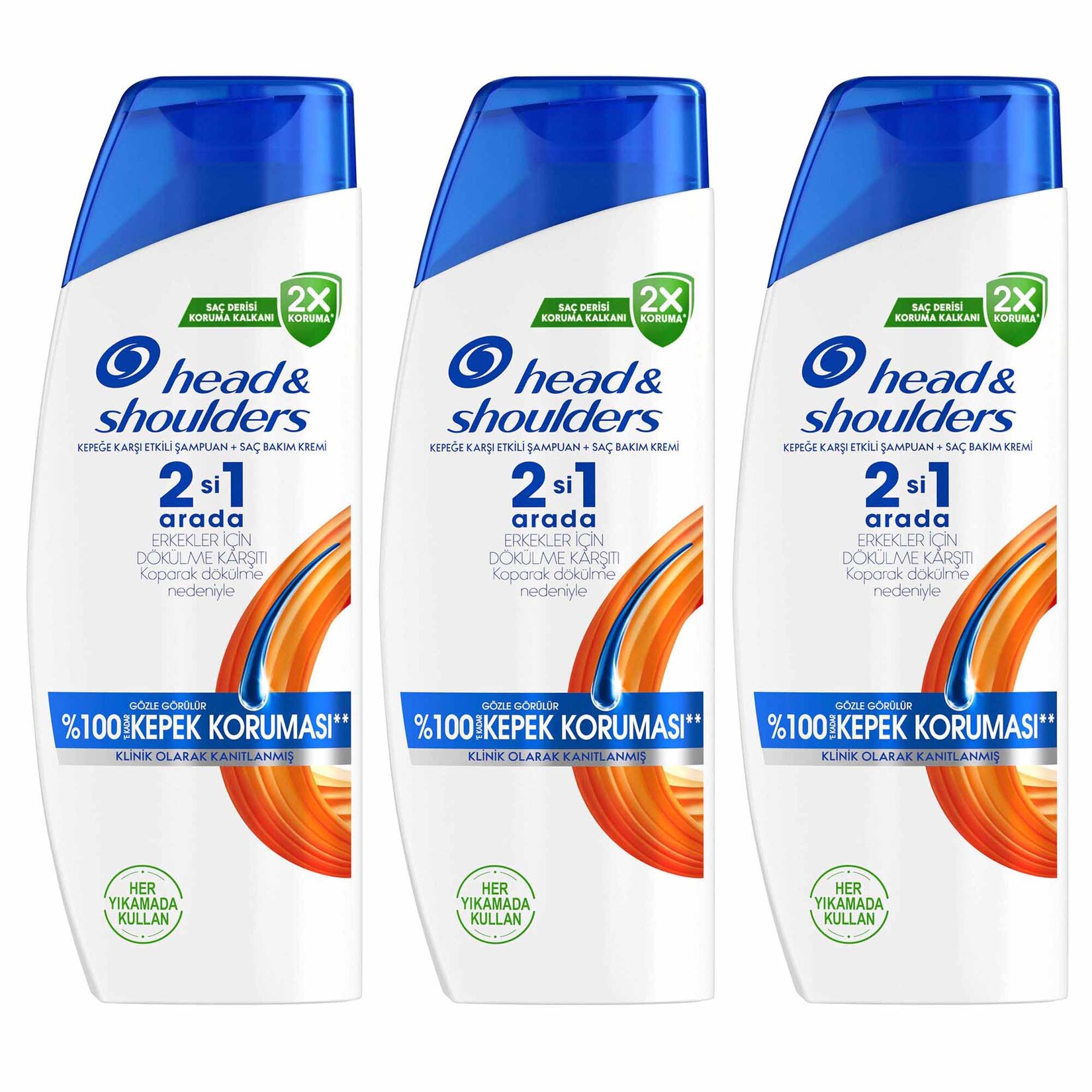 Head & Shoulders Şampuan Erkeklere Özel Saç Dökülme Karşıtı 330 Ml - Görsel 2