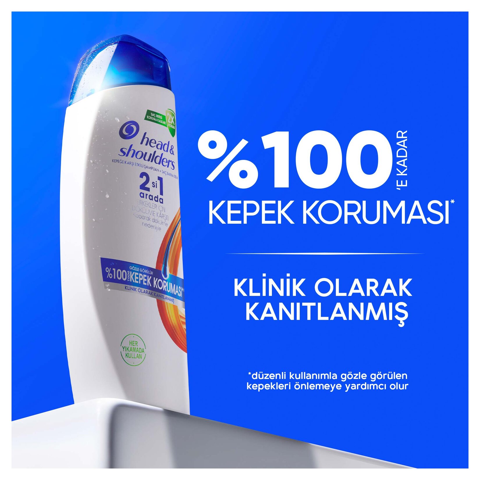 Head & Shoulders Şampuan Erkeklere Özel Saç Dökülme Karşıtı 330 Ml - Görsel 3
