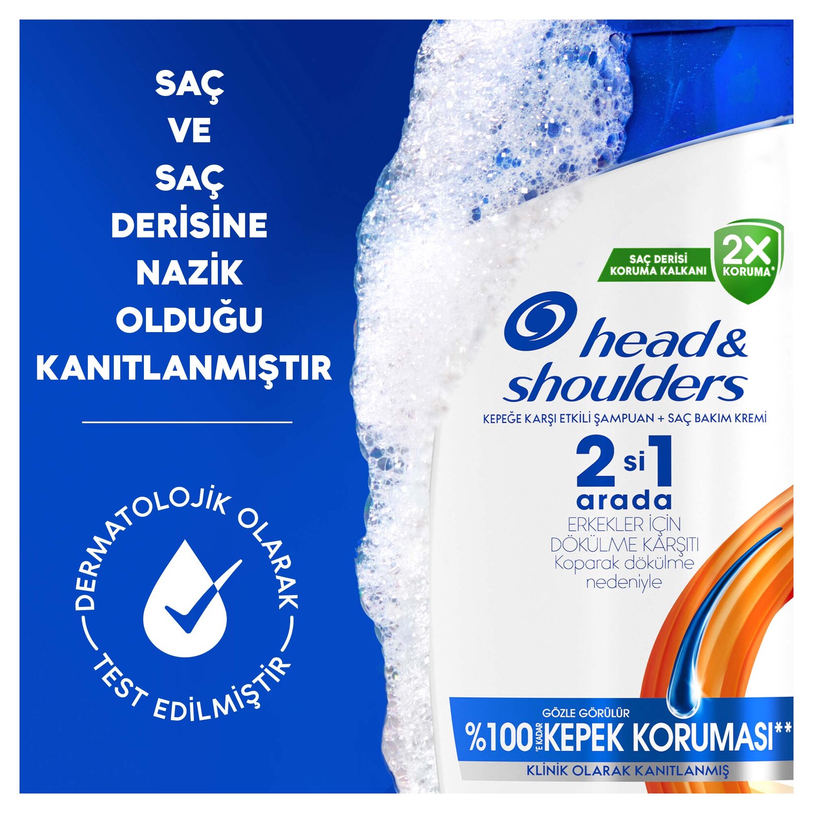 Head & Shoulders Şampuan Erkeklere Özel Saç Dökülme Karşıtı 330 Ml - Görsel 7
