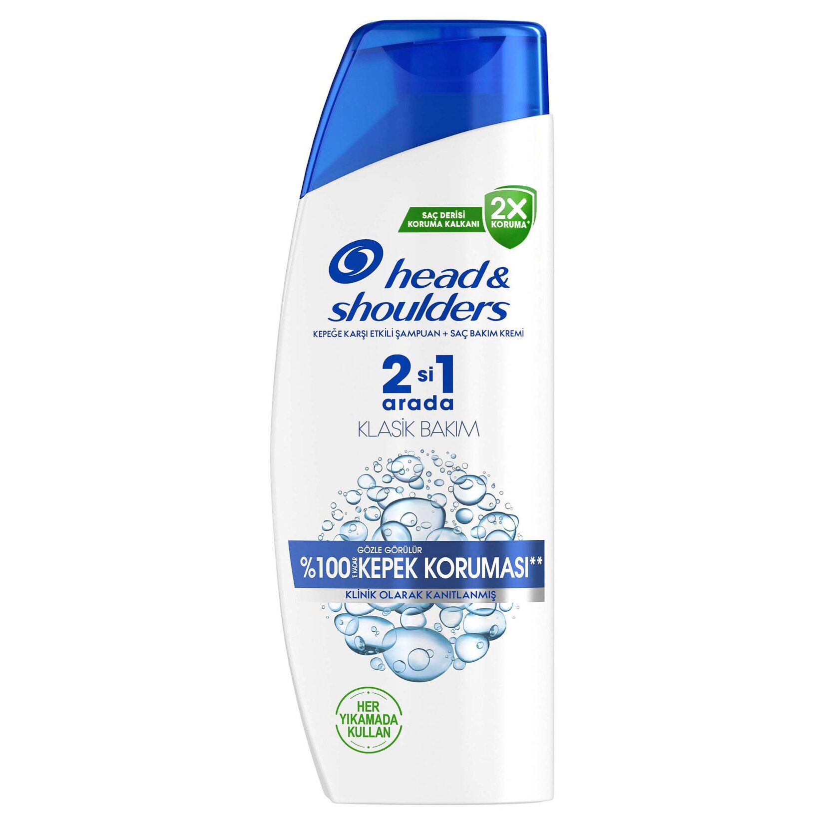 Head & Shoulders Şampuan Klasik Bakım 2in1 330 Ml - Görsel 1