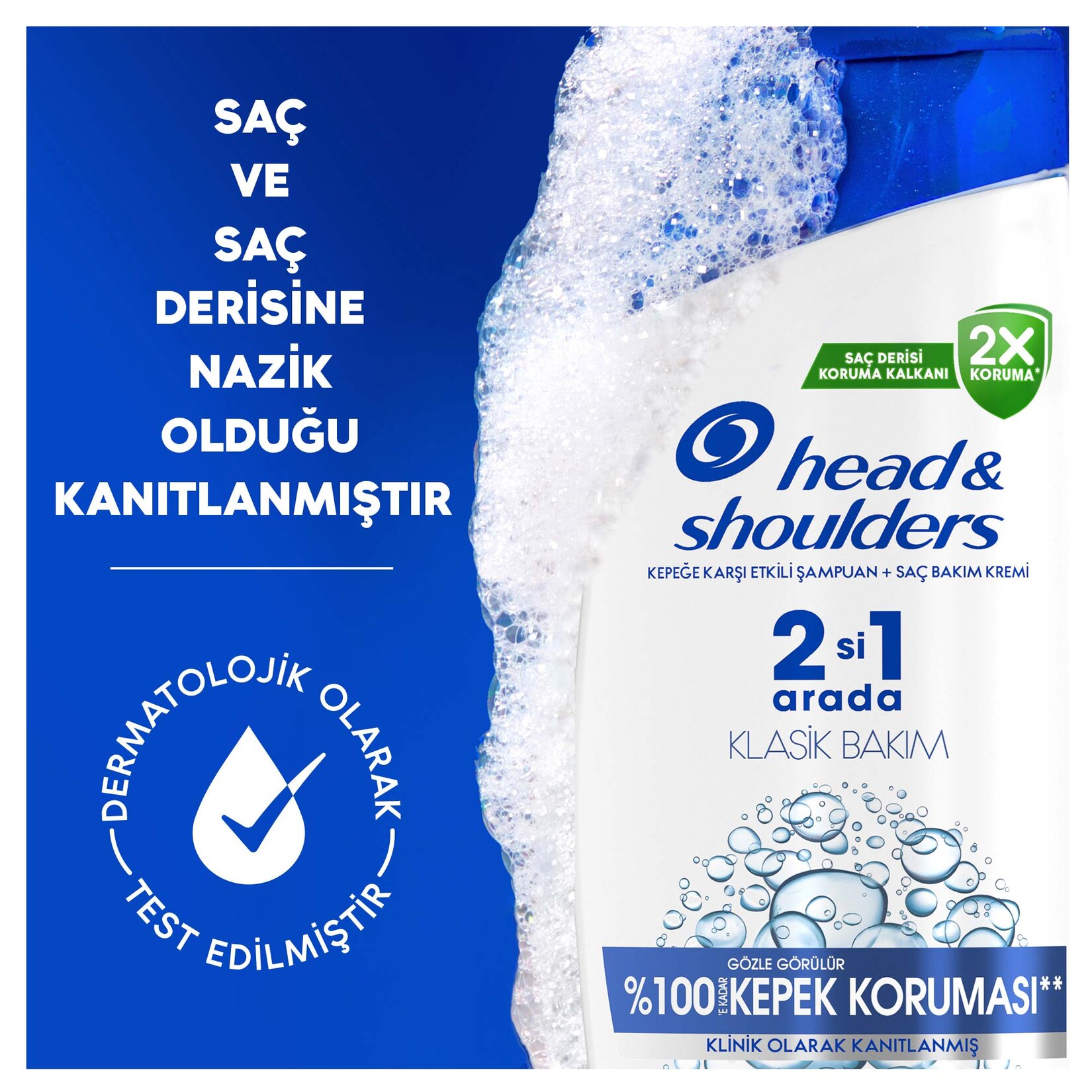 Head & Shoulders Şampuan Klasik Bakım 2in1 330 Ml - Görsel 6