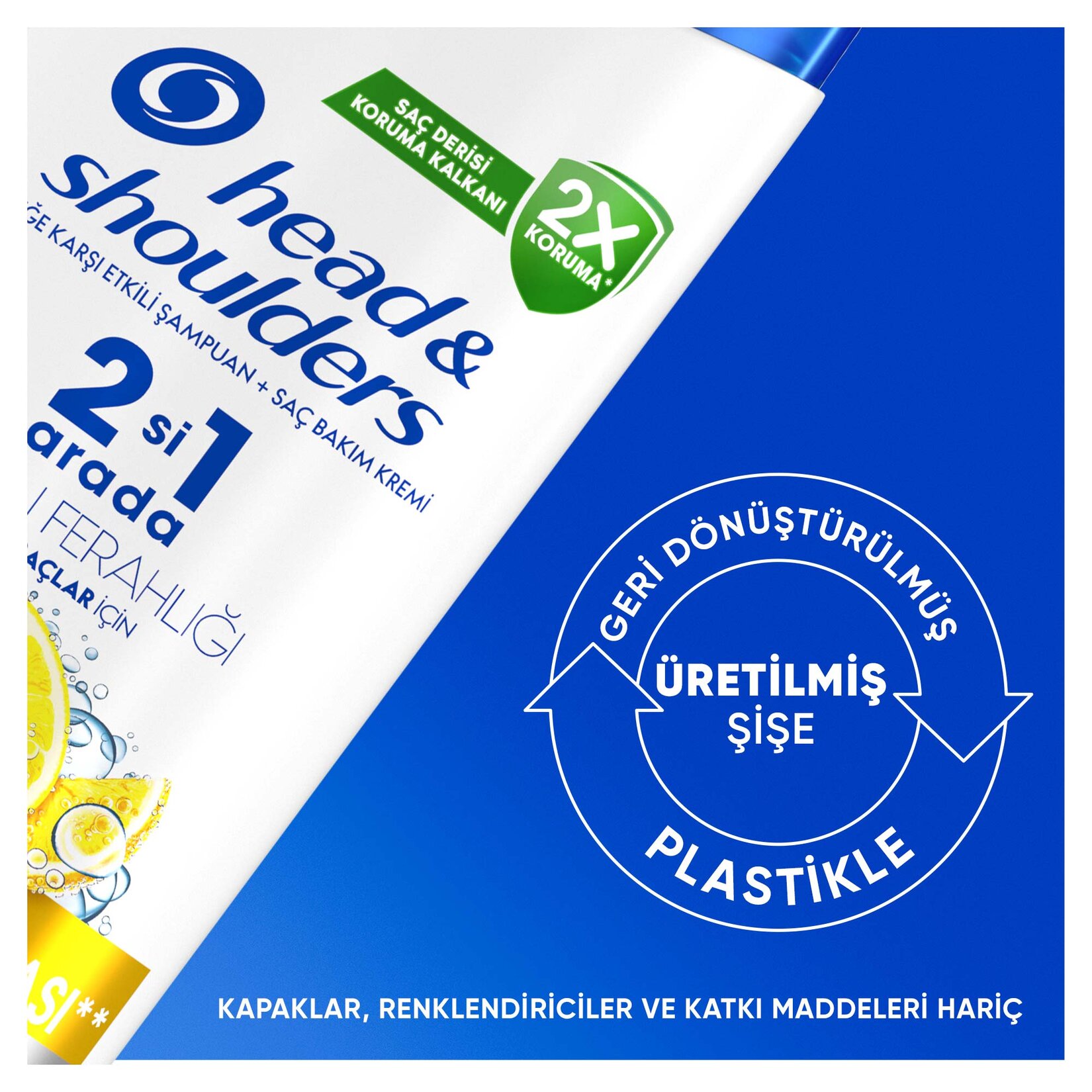 Head & Shoulders Şampuan Limon Ferahlığı 2in1 330 Ml - Görsel 10