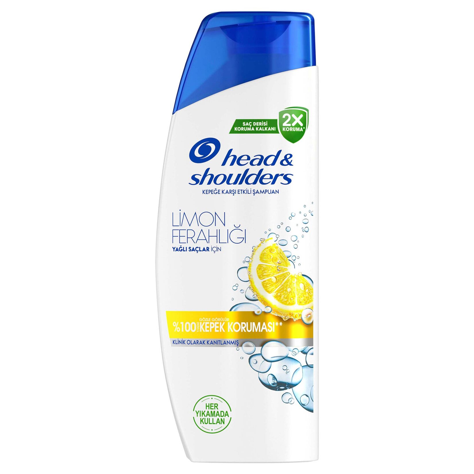Head & Shoulders Şampuan Limon Ferahlığı 1in1 330 Ml - Görsel 1
