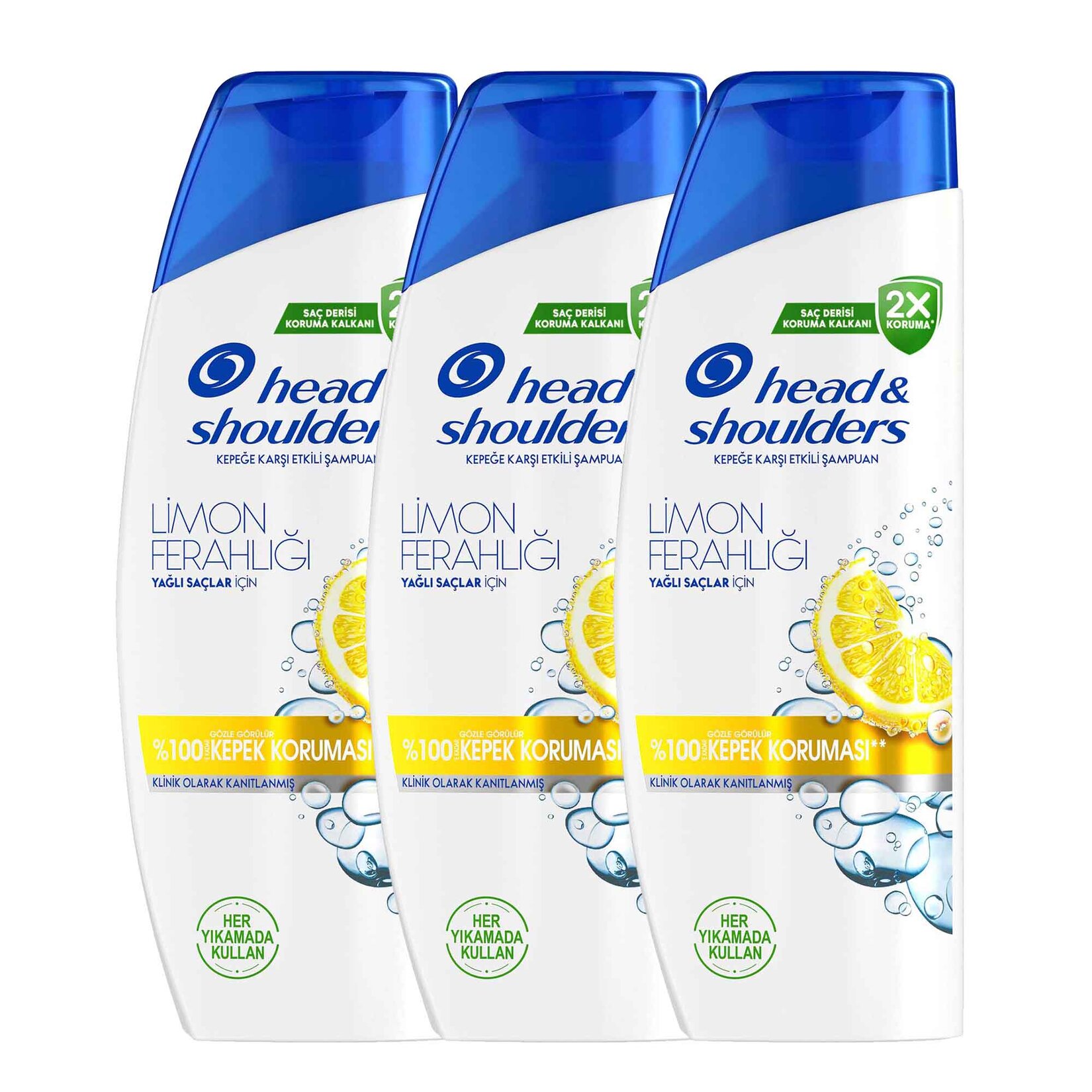 Head & Shoulders Şampuan Limon Ferahlığı 1in1 330 Ml - Görsel 2