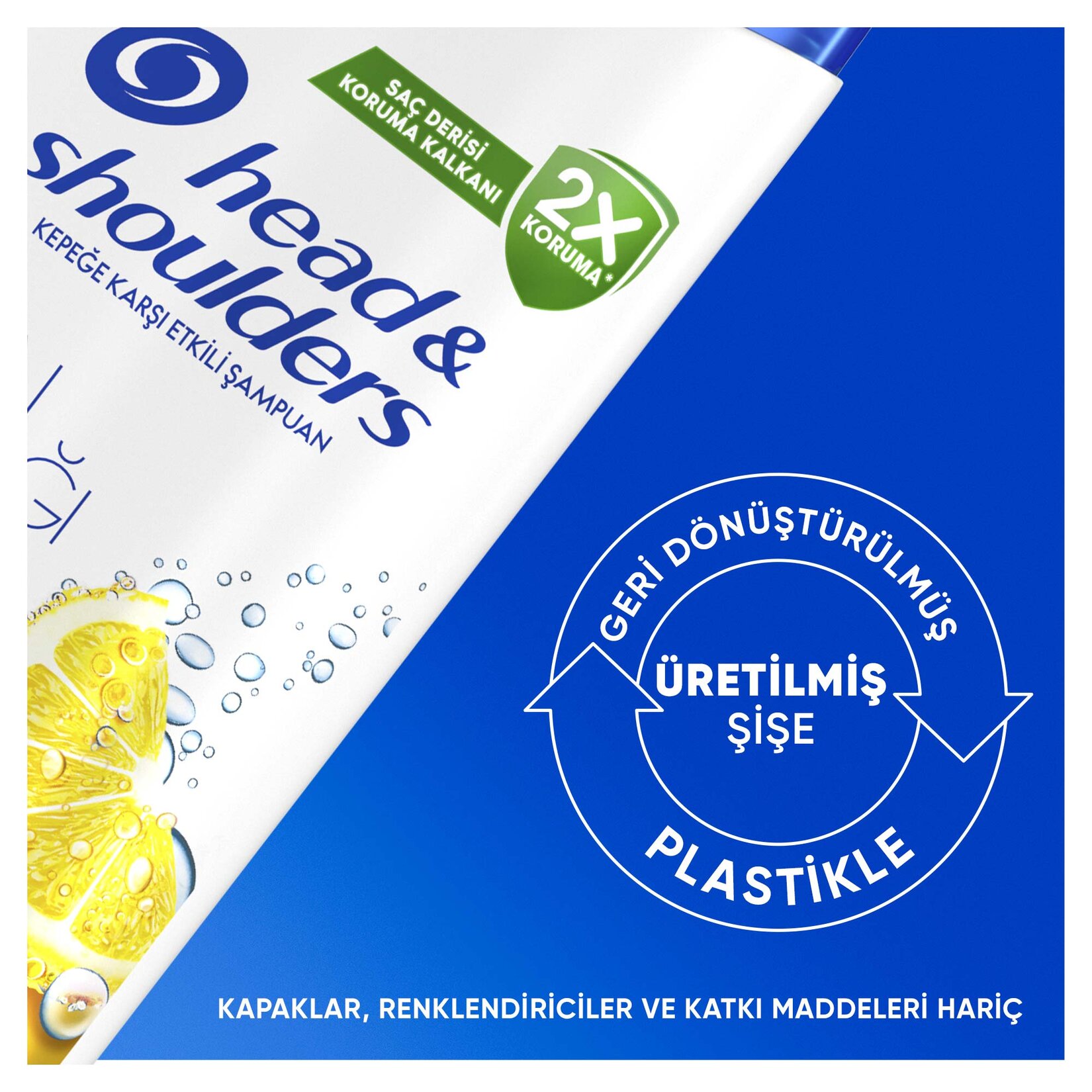 Head & Shoulders Şampuan Limon Ferahlığı 1in1 330 Ml - Görsel 9