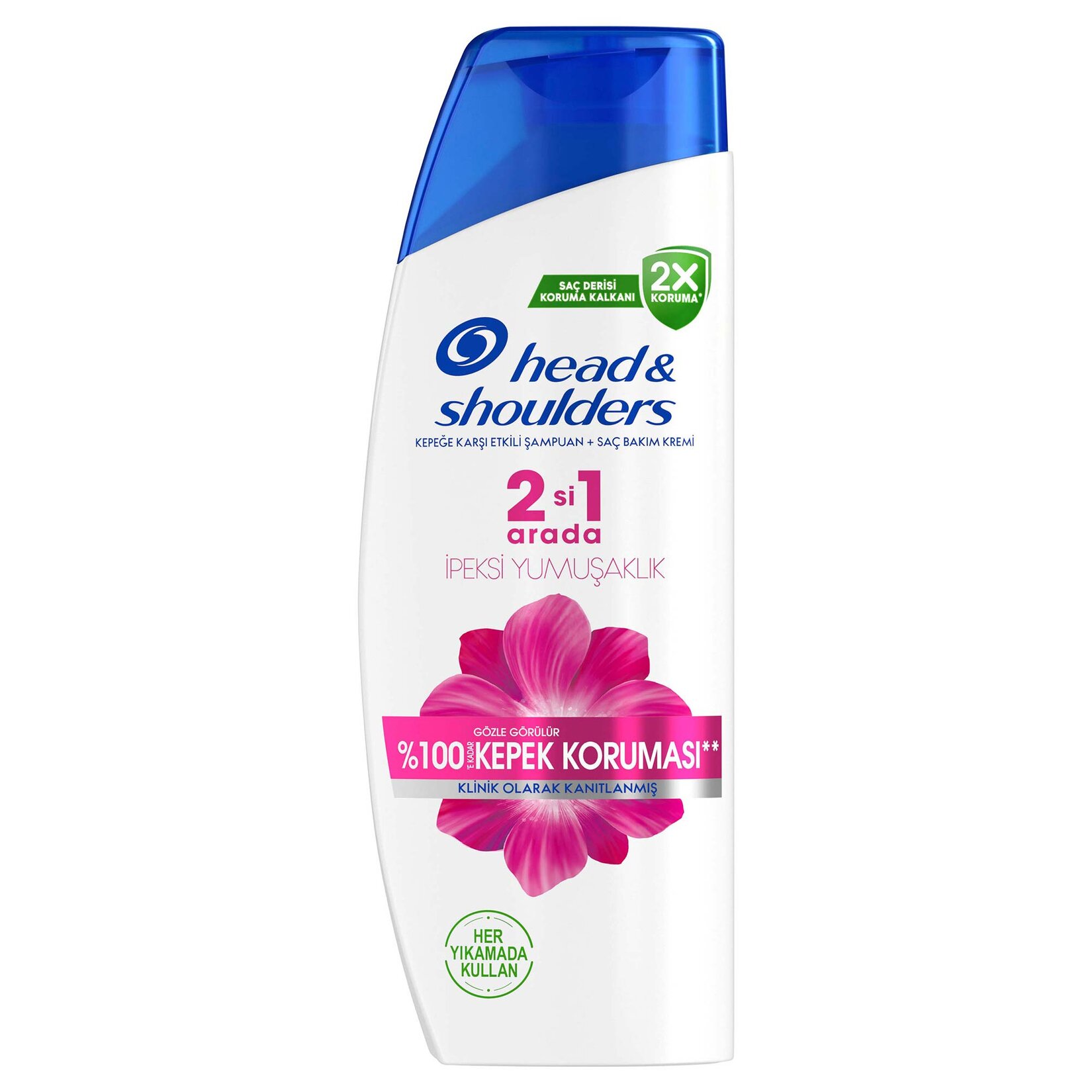 Head & Shoulders Şampuan İpeksi Yumuşaklık 2in1 330 Ml - Görsel 1
