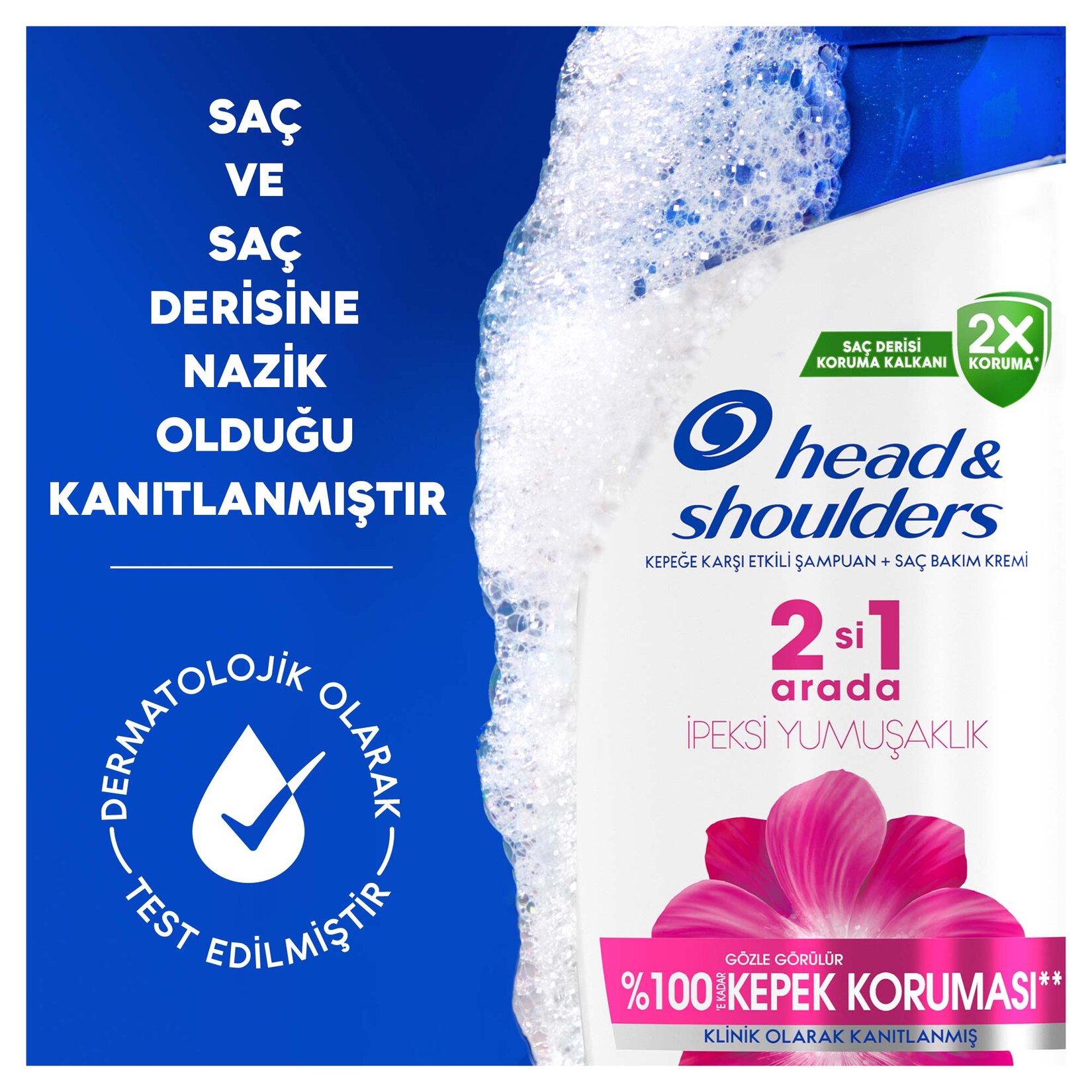 Head & Shoulders Şampuan İpeksi Yumuşaklık 2in1 330 Ml - Görsel 7