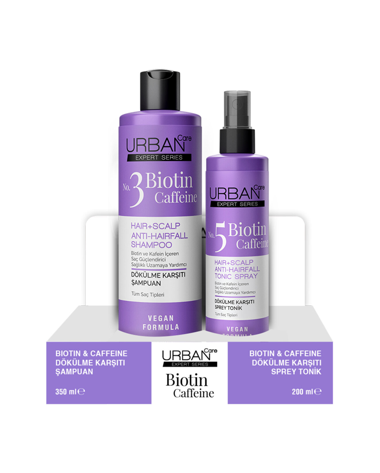 Urban Care Biotin & Caffein 350Ml Şampuan + 200ml Tonik - Görsel 1