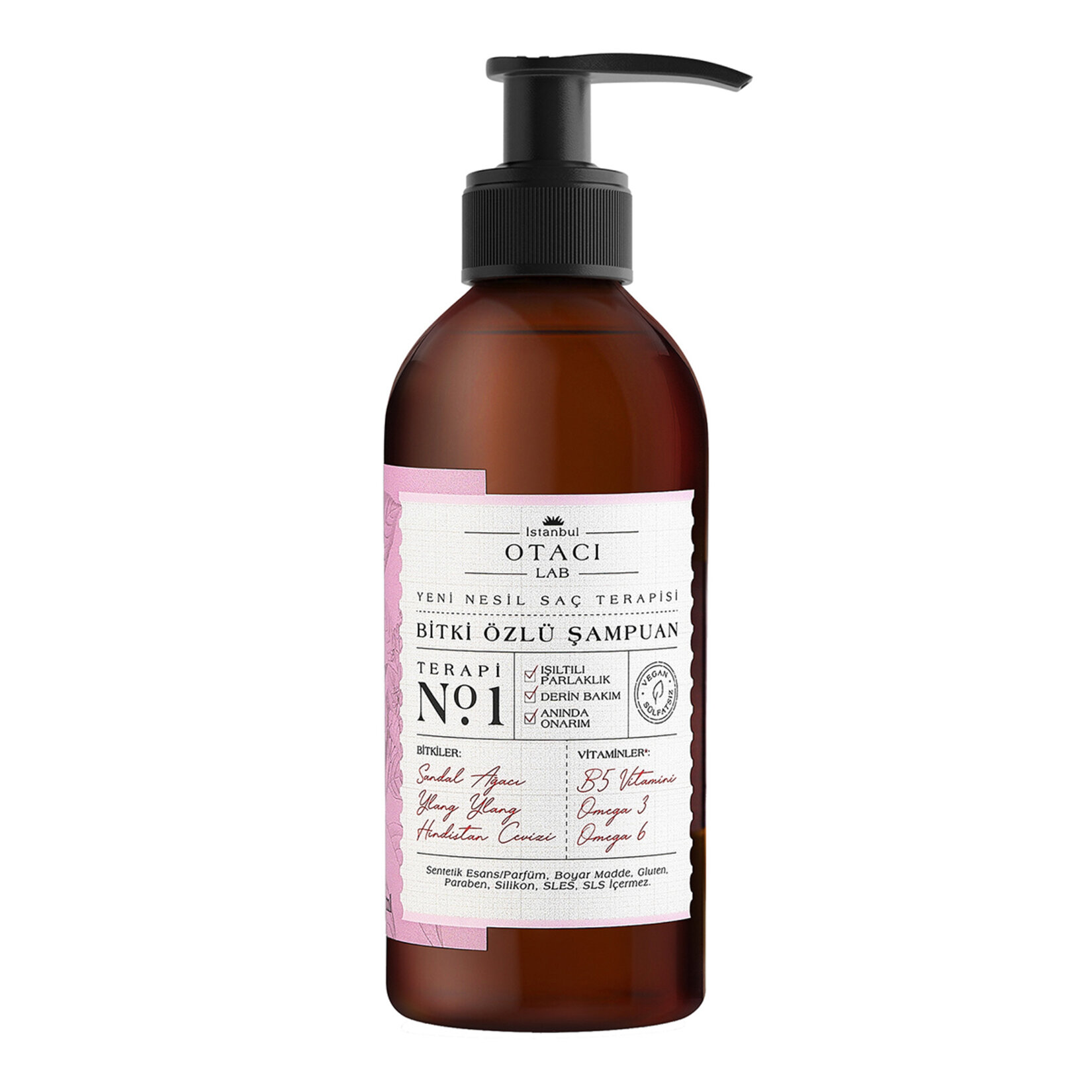 Otacı Lab Bitki Özlü Şampuan Terapi No:1 250 Ml