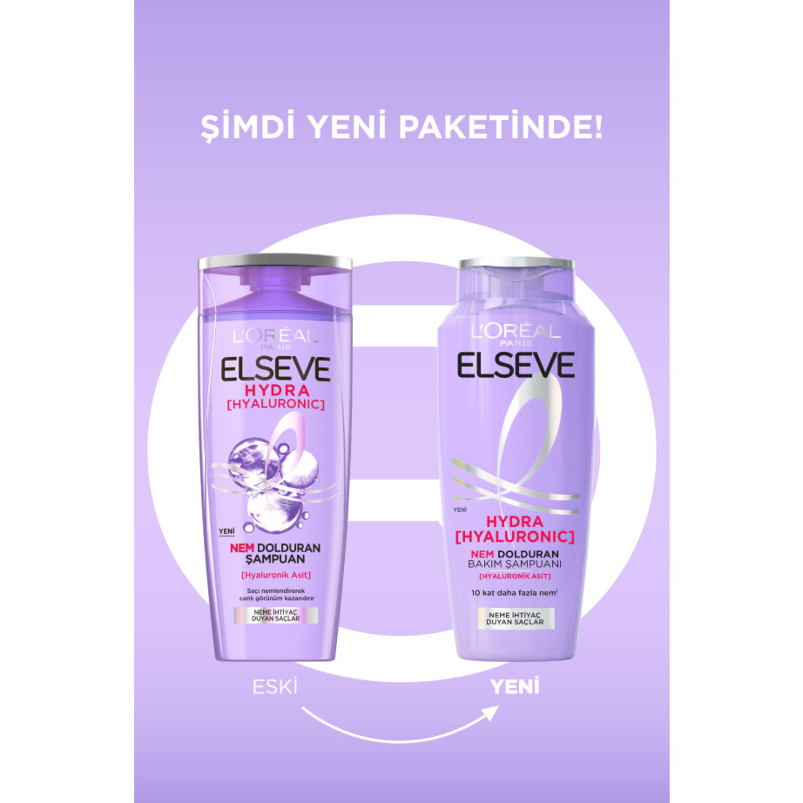 L'Oréal Paris Elseve Hydra Hyaluronic Şampuan 360 Ml - Görsel 6