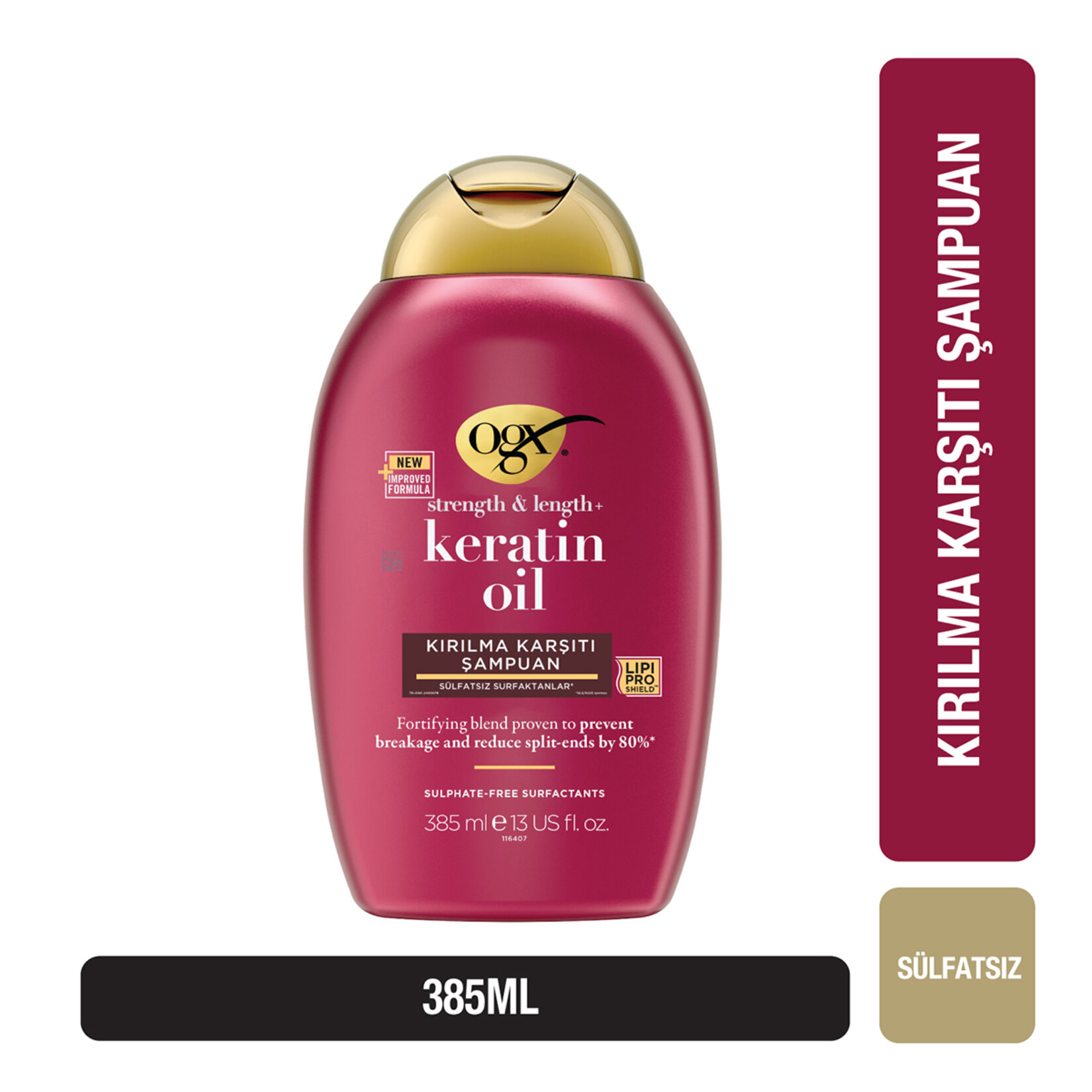 Ogx Keratın Oıl Kırılma Karşıtı Şampuan 385 Ml - Görsel 2