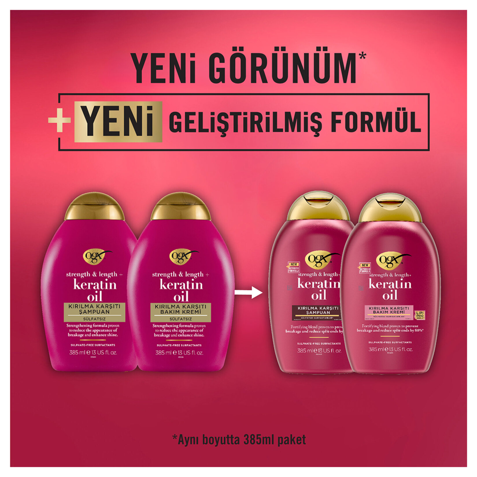 Ogx Keratın Oıl Kırılma Karşıtı Şampuan 385 Ml - Görsel 4